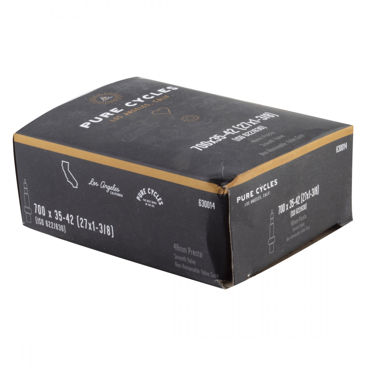 Pure Cycles Standard Presta Valve Tubes 700x35-42 (27x1-3/8) PV 48mm 0d