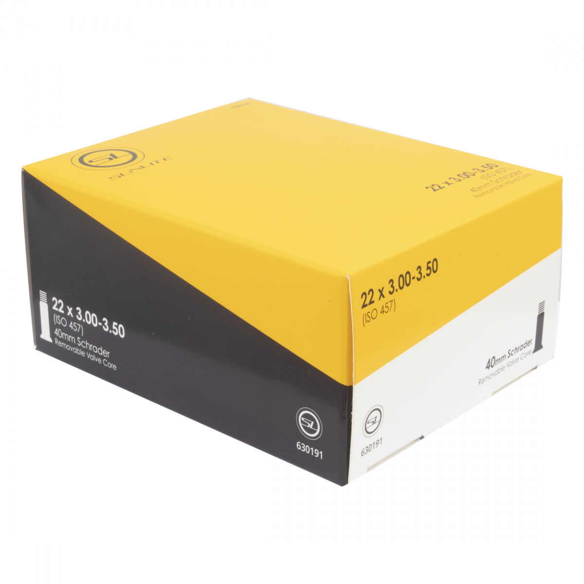 Sunlite Standard Schrader Valve Tubes 22x3.00-3.50 SV 40mm 0d