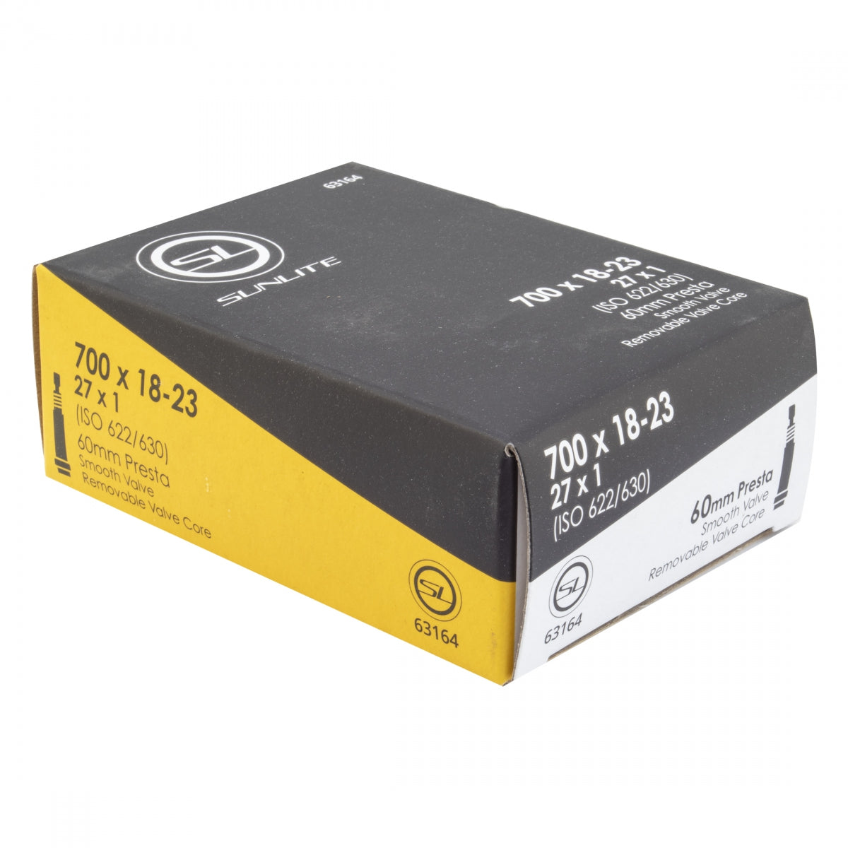 Sunlite Standard Presta Valve 700x18-23 (27x1) PV 60mm 0d