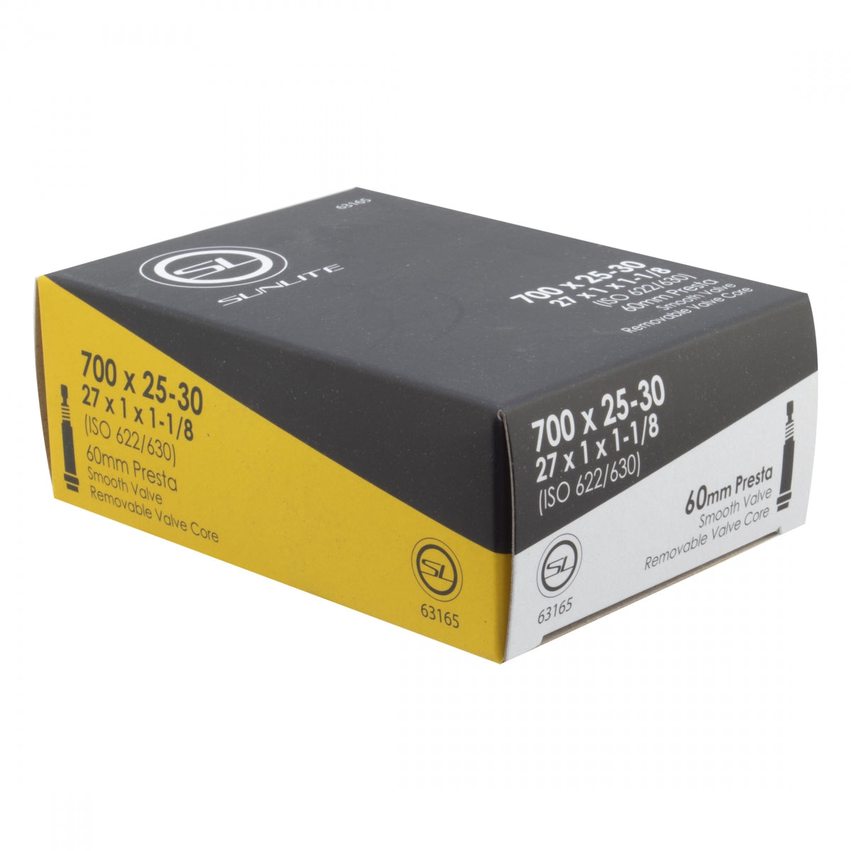 Sunlite Standard Presta Valve 700x25-30 (27x1x1-1/8) PV 60mm 0d