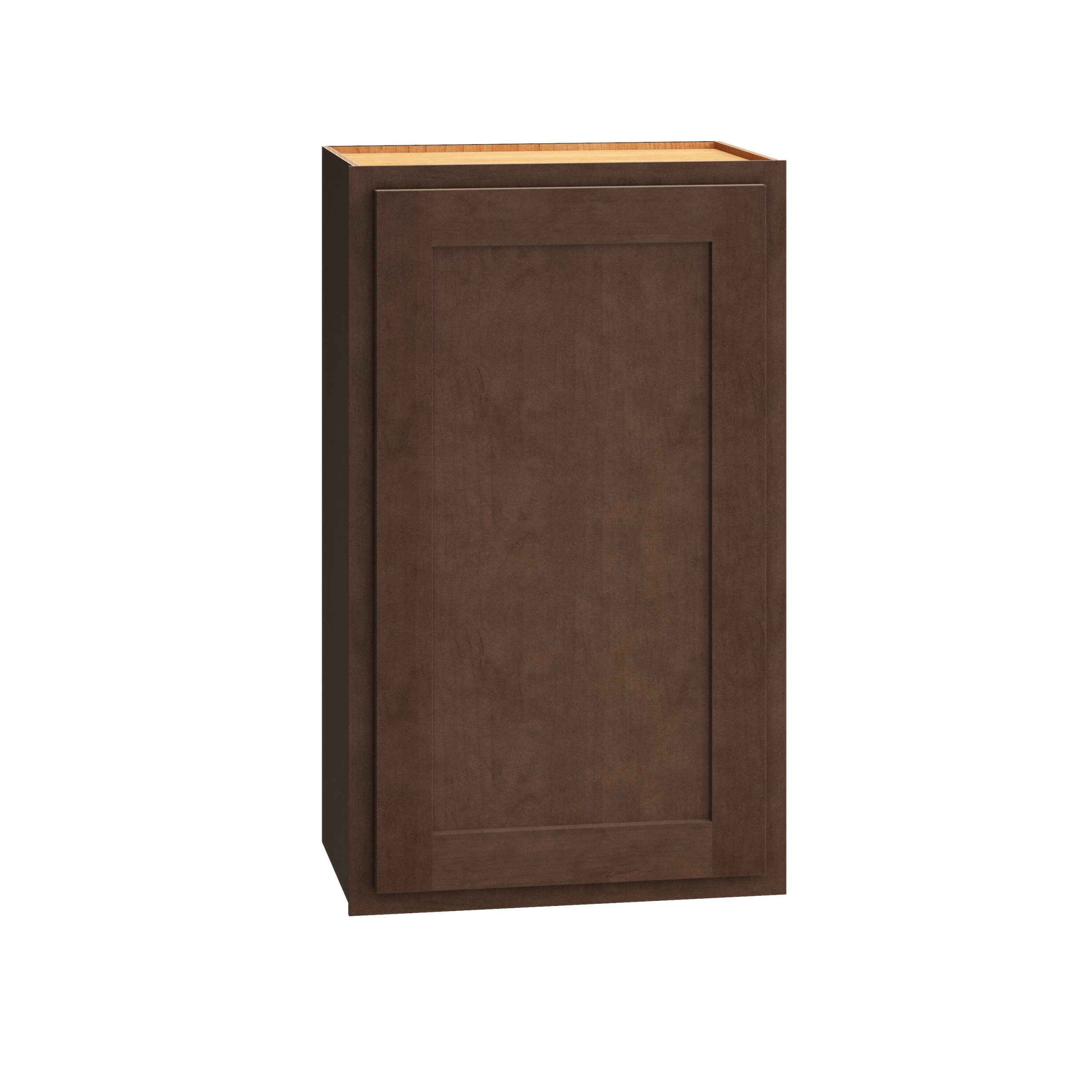 Diamond Express Jamestown 18-in W x 30-in H x 12-in D Thatch Partial Overlay Wall Fully Assembled Plywood Cabinet (Recessed Panel Shaker Door Style)