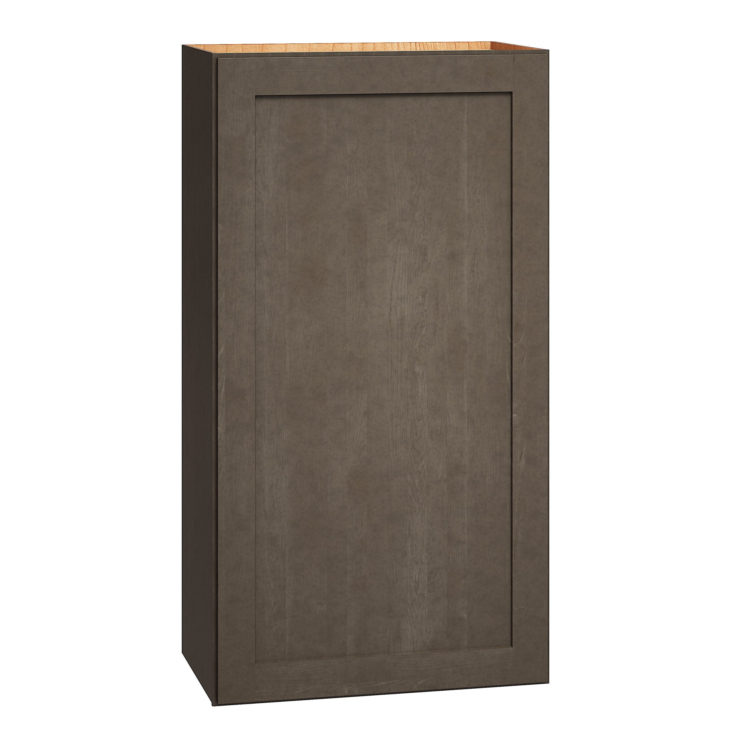 Diamond Express Jamestown 21-in W x 39-in H x 12-in D Colt Brown Wall Fully Assembled Plywood Cabinet (Recessed Panel Shaker Door Style)