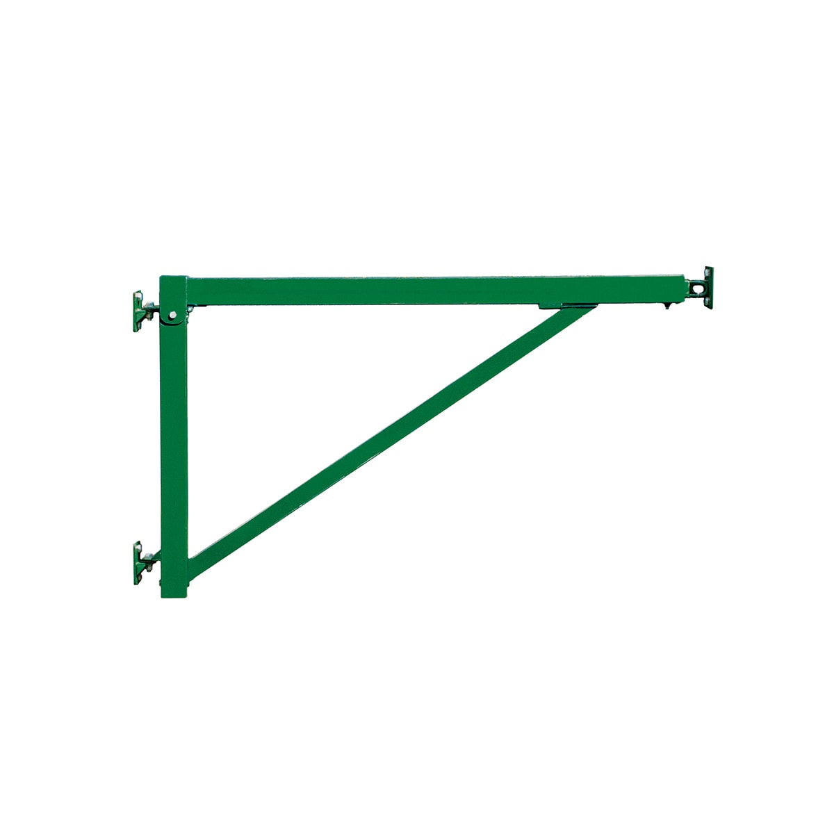 FIRST DEFENSE 11.76-ft x 2.37-ft Green Steel Driveway Gate
