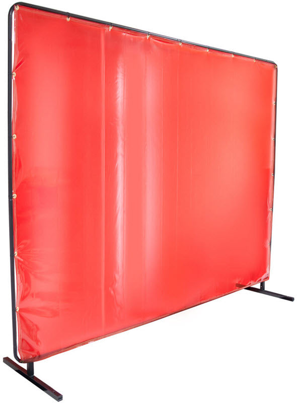 Black Stallion Welding Screen 6X10 - Orange Vinyl 64-5180