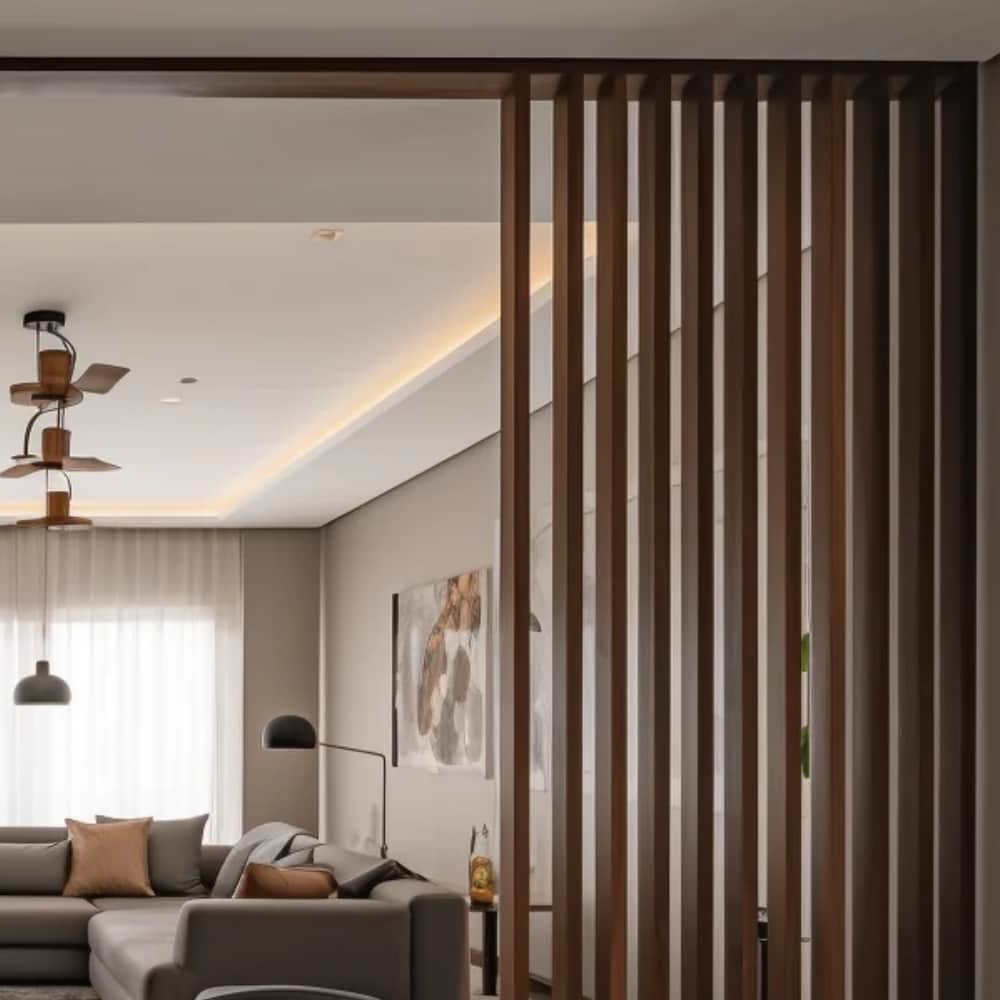 HIGHLANDERHOME 7.75-ft H x 0.33-ft W 3-Pack Cherrywood Decorative Composite Fence Panel