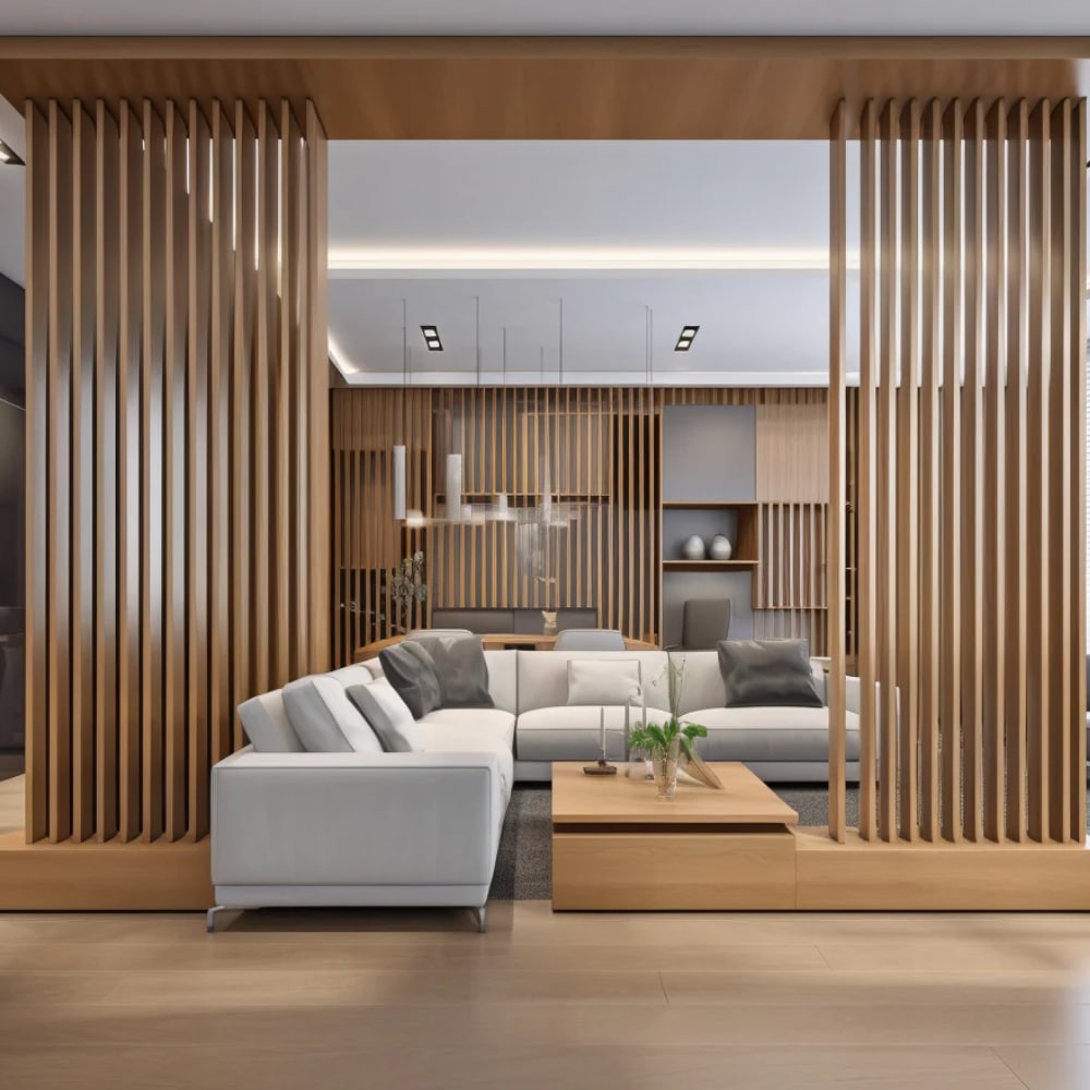 HIGHLANDERHOME 7.75-ft H x 0.33-ft W 3-Pack Maple Decorative Composite Fence Panel