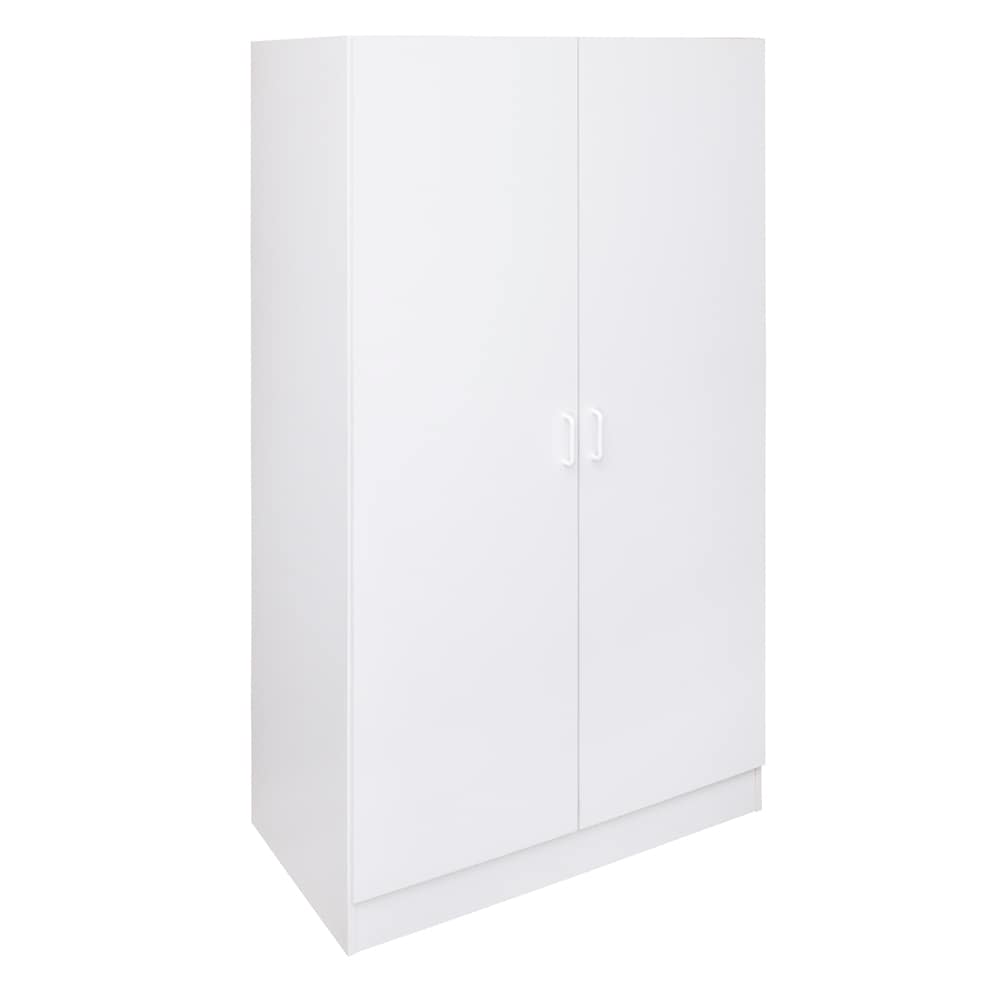 Stor-It-All 38.5-in W x 70.375-in H Wood Composite White Wall-mount Utility Storage Cabinet