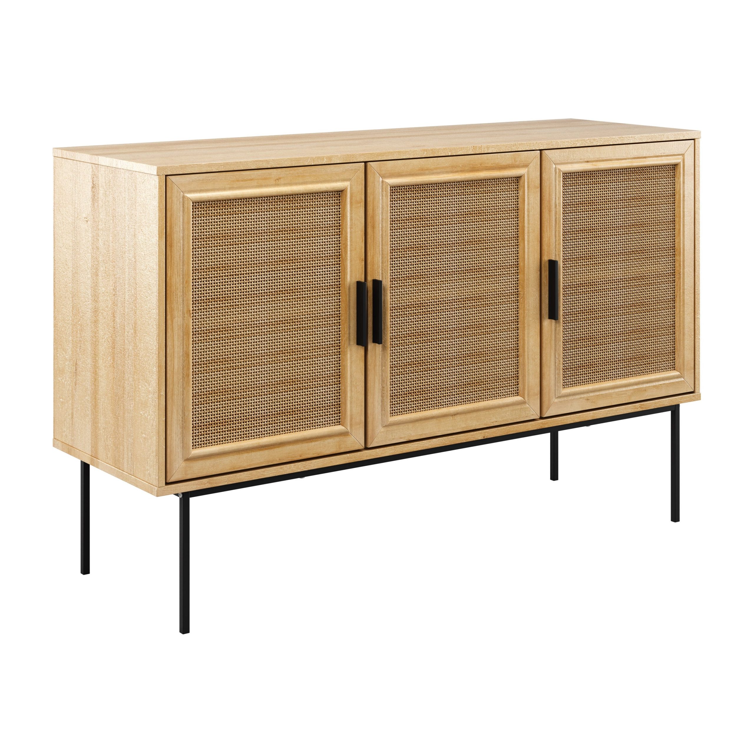 CorLiving Emmett Light Wood Grain Finish Sideboard Buffet