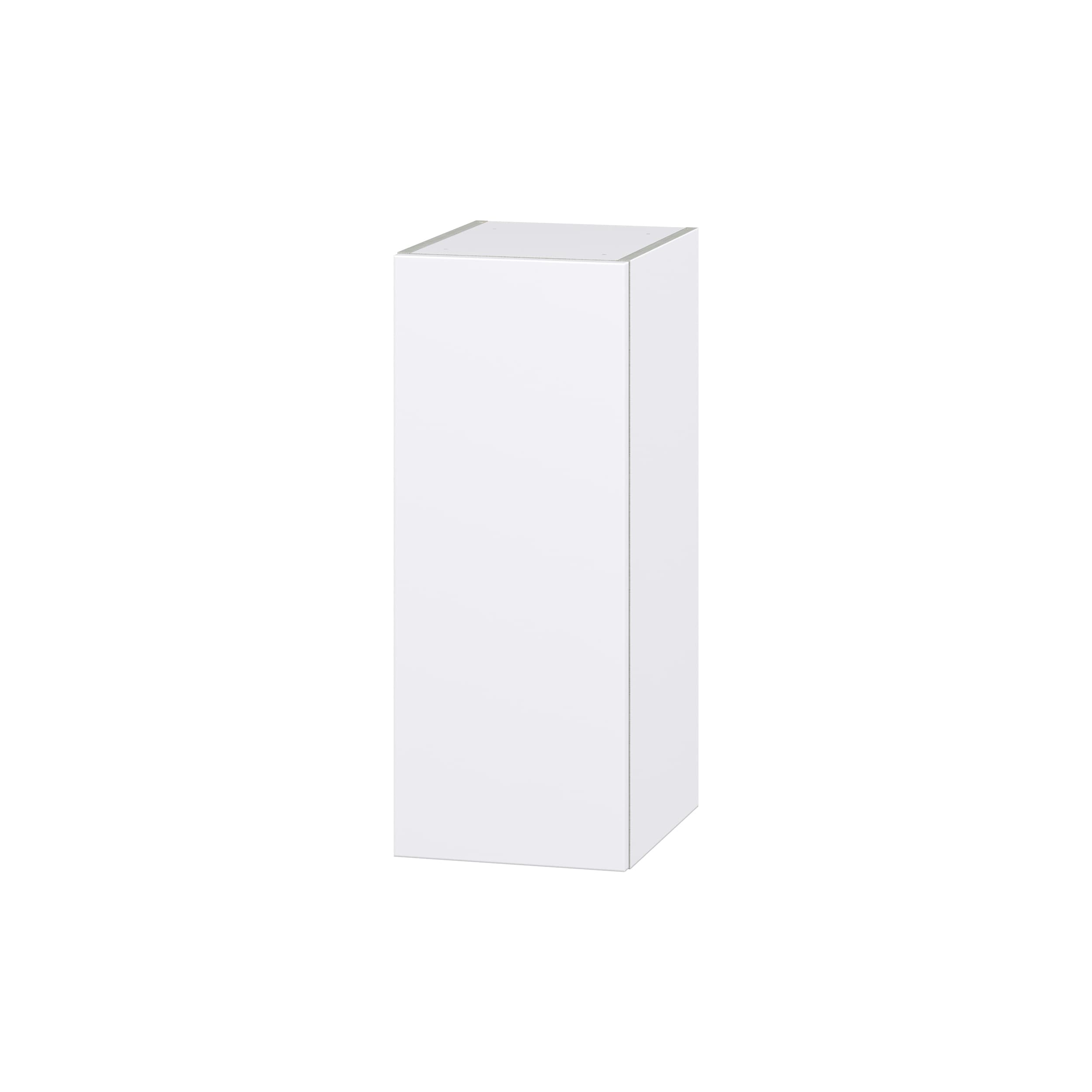 Hugo&Borg Lasalle 12-in W x 30-in H x 14-in D Bright White Slab Wall Fully Assembled Cabinet (Flat Panel Slab Door Style)