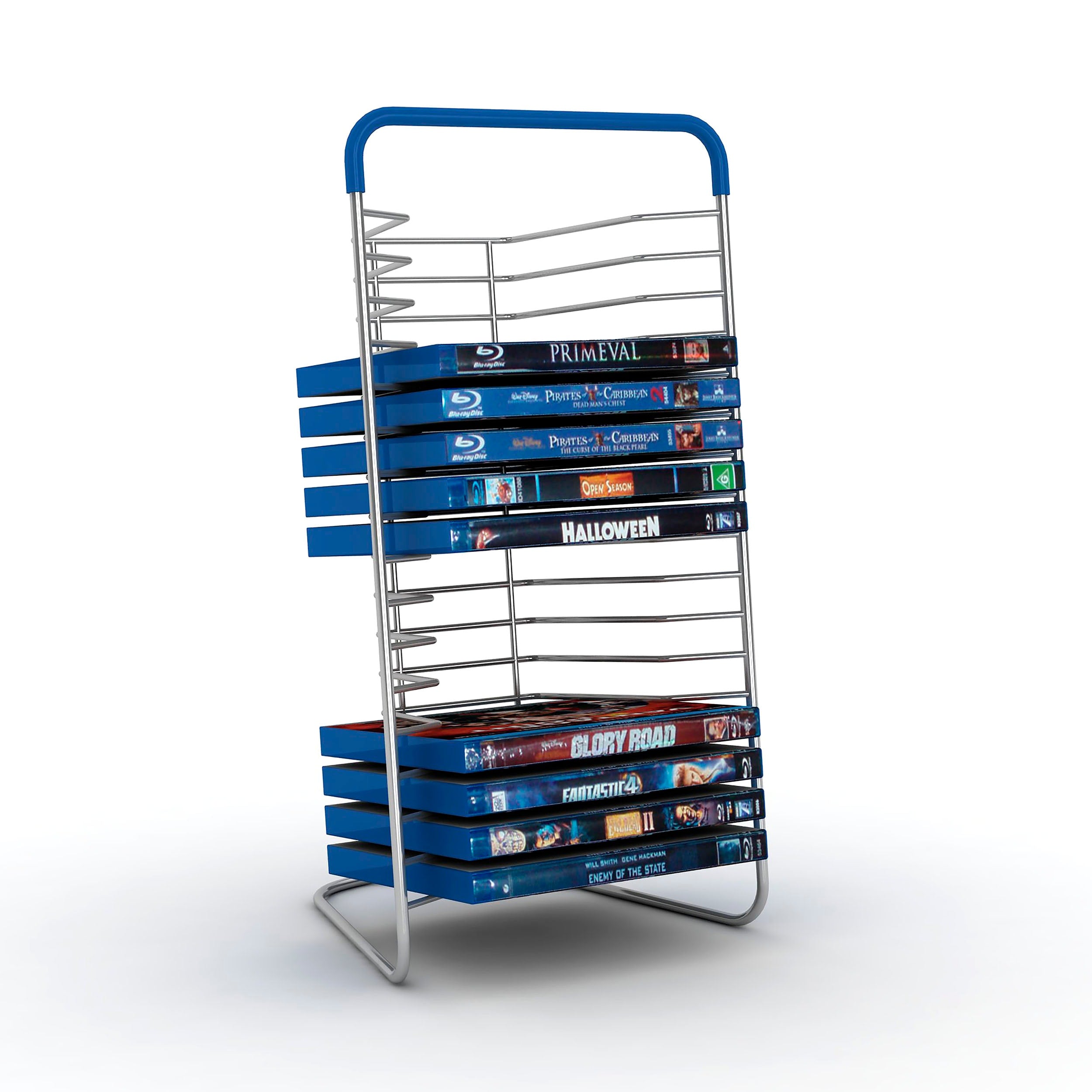 Maocao Hoom Silver Contemporary/Modern Metal Media Cabinet