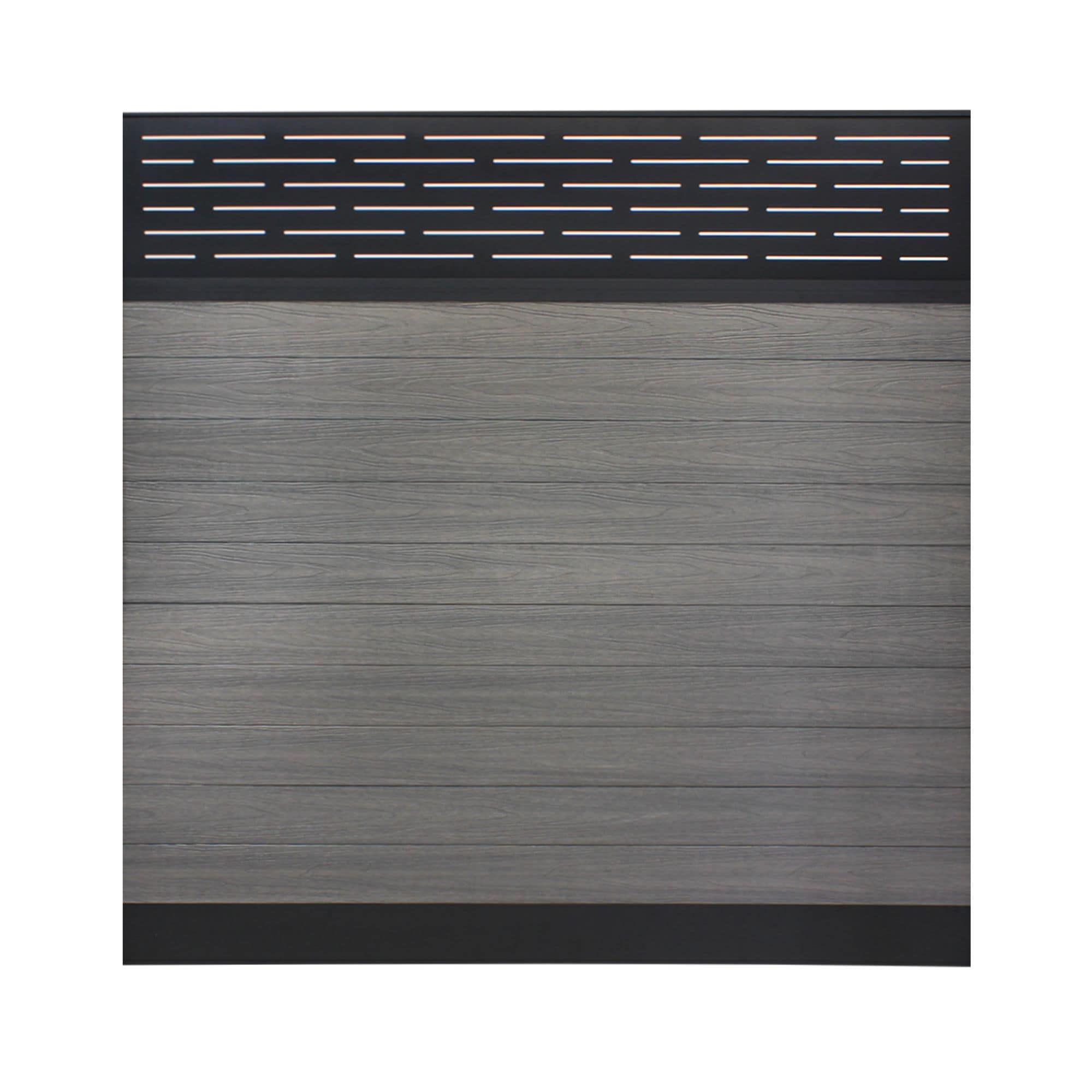 Infinity Euro 6-ft H x 6-ft W Lattice- Oxford Grey Privacy Composite Fence Panel