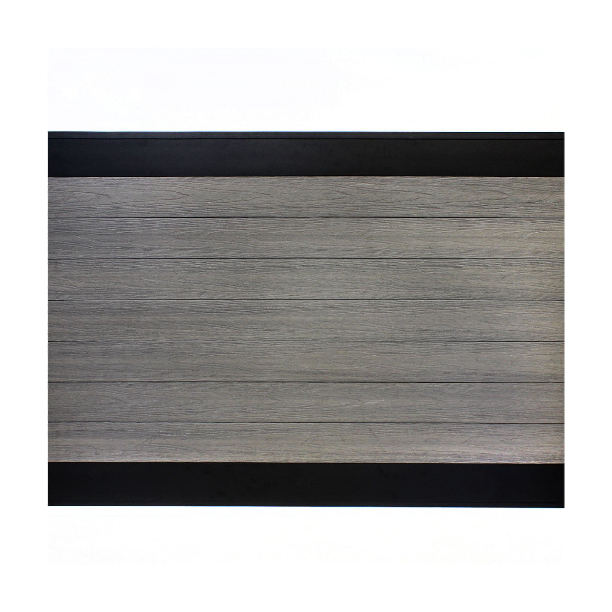 Infinity Euro 4-ft H x 6-ft W Black Top- Oxford Grey Privacy Composite Fence Panel