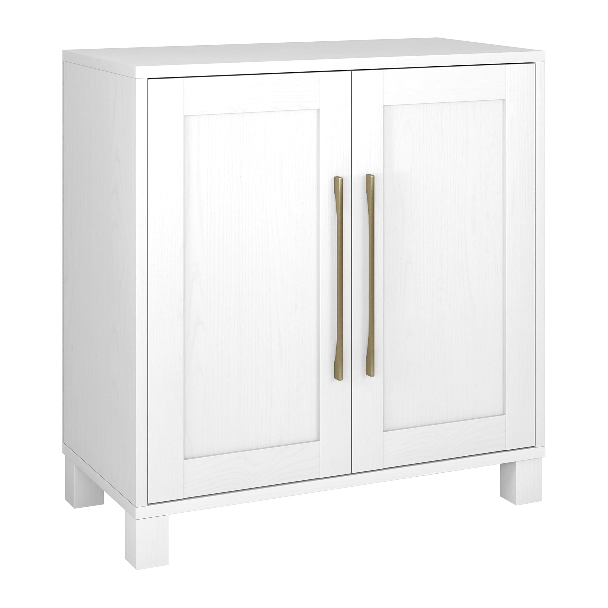 Hailey Home Chabot White 2-Shelf Office Cabinet