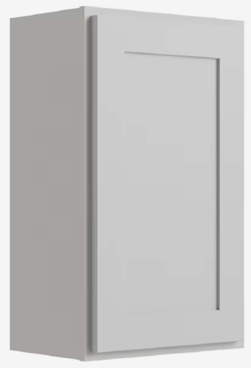 RELIABILT 21-in W x 30-in H x 12-in D Grey Wall Fully Assembled Plywood Cabinet (Shaker Door Style)