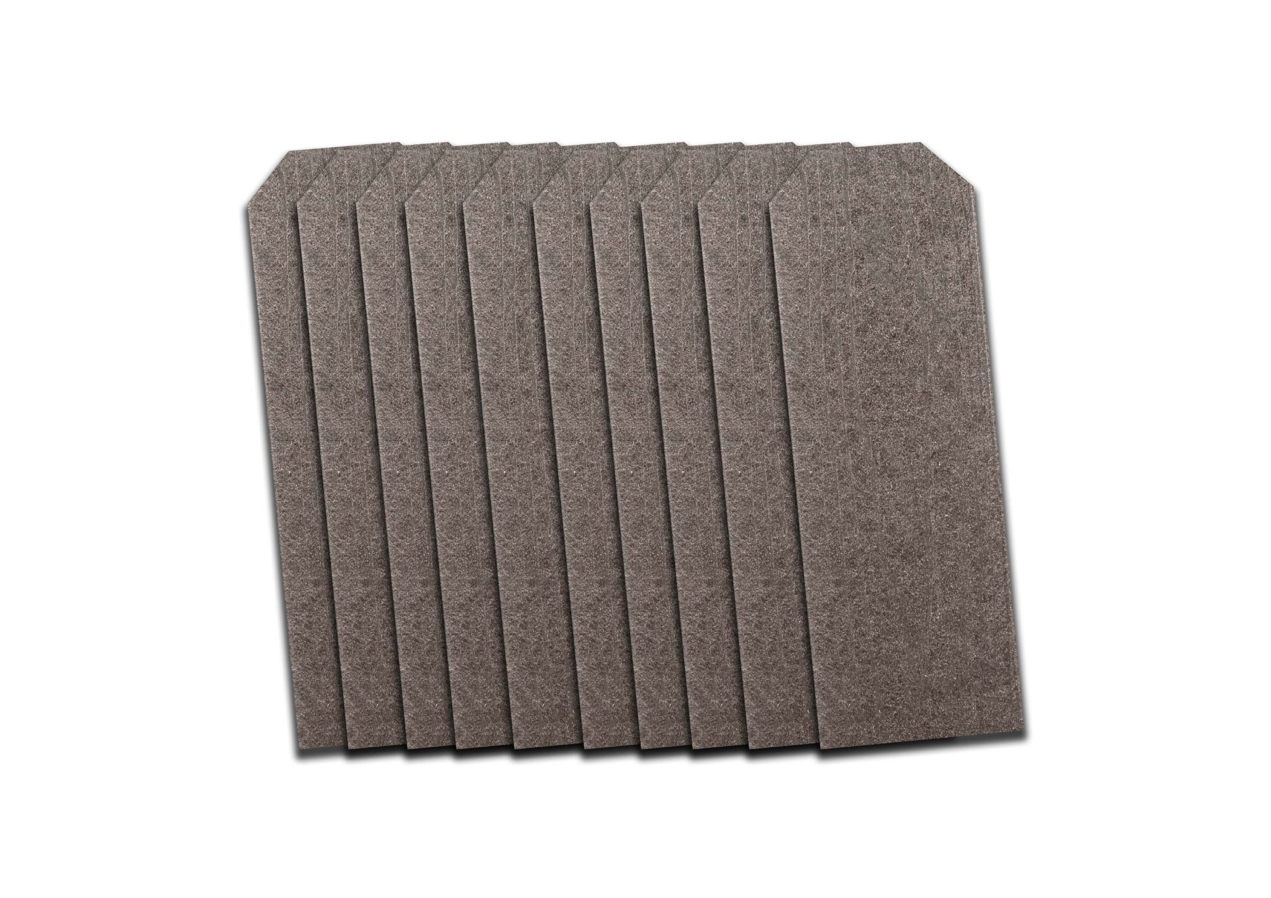 Natures Composites Composite Fence and Gate Picket - Dog Ear - Rosewood (Brown) - 3/8in. x 3.5in. x 5 3/4ft. (10-Pack)