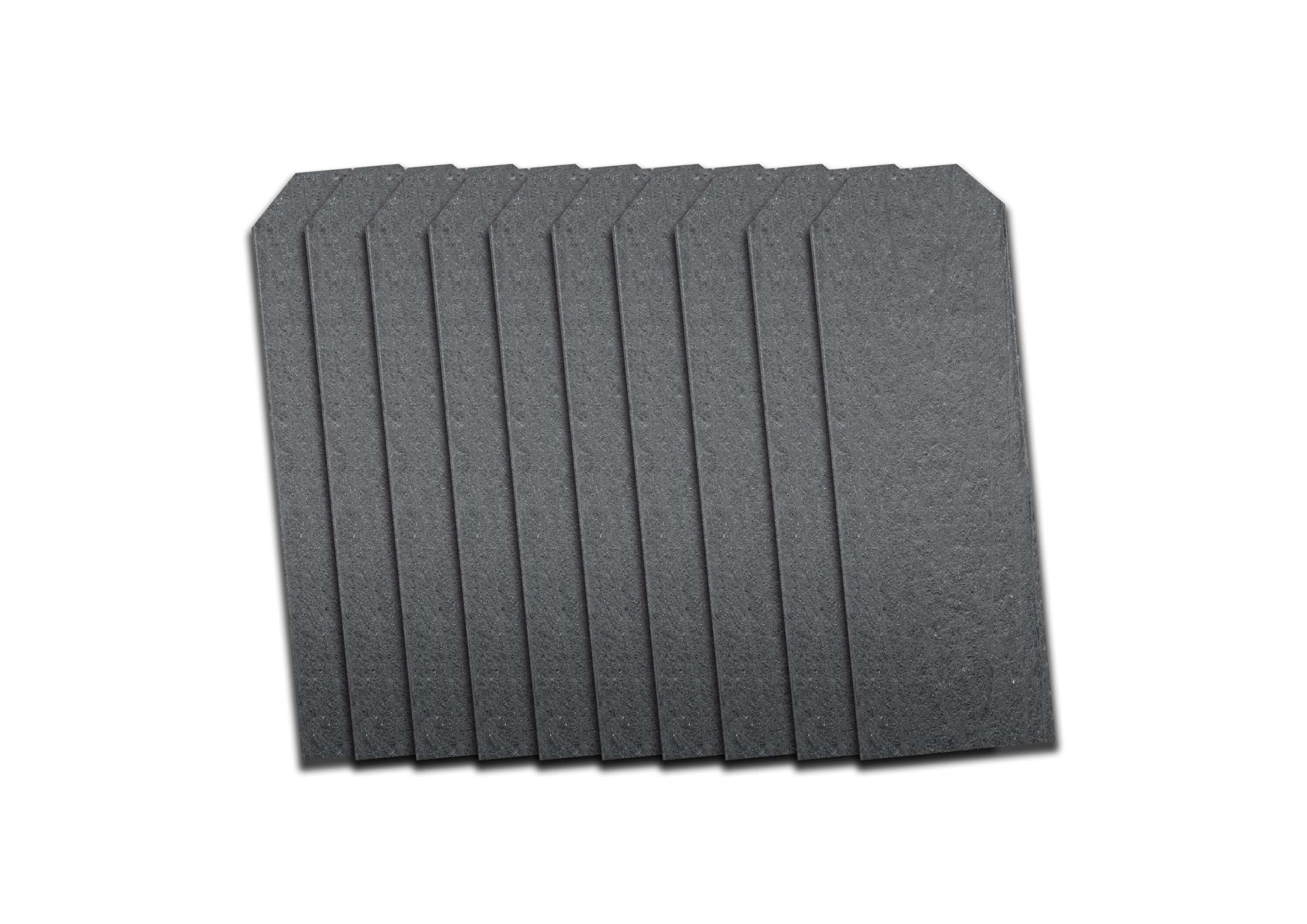 Natures Composites Composite Fence and Gate Picket - Dog Ear - Raven (Black) - 3/8in. x 3.5in. x 5 3/4ft. (10-Pack)