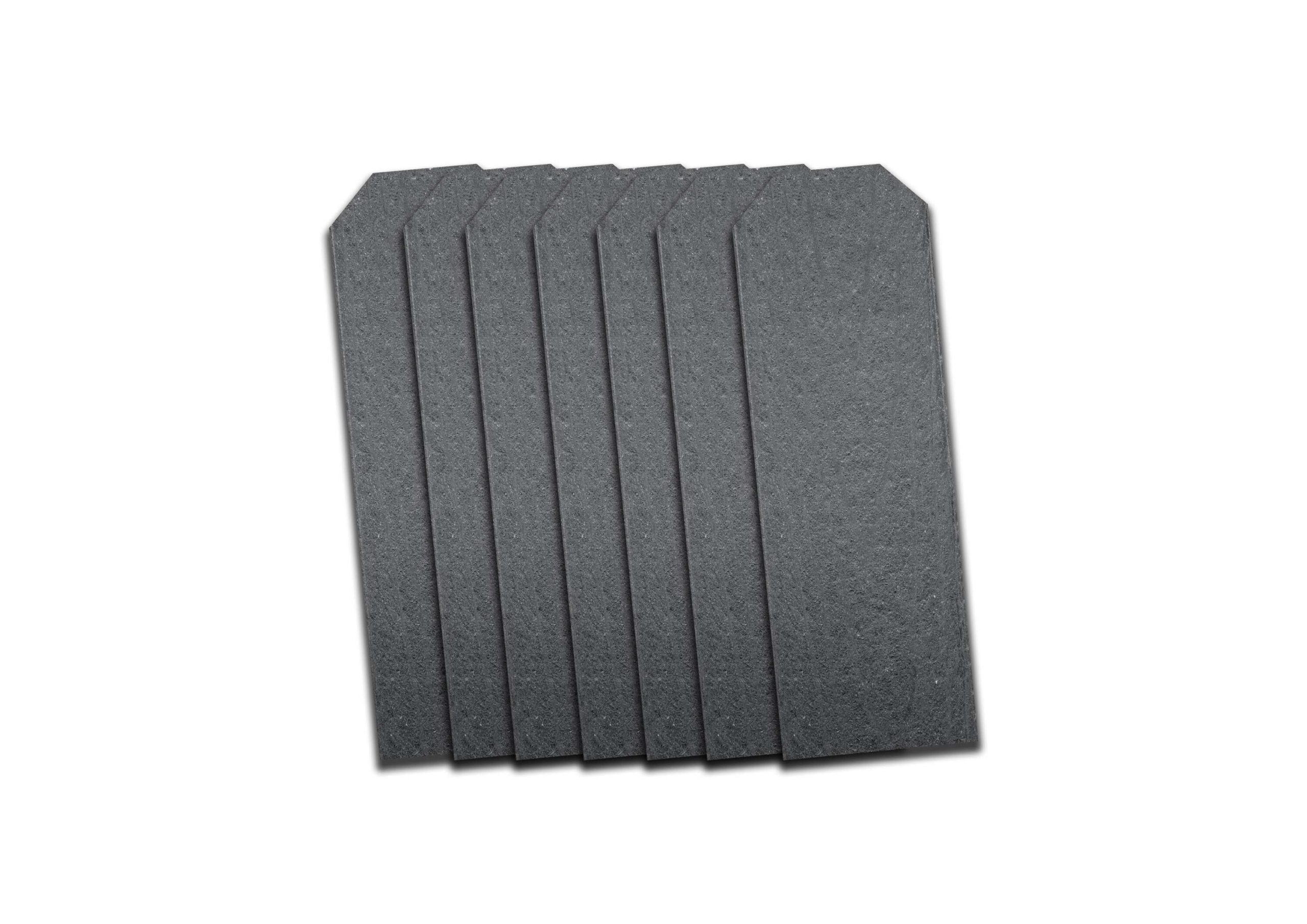 Natures Composites Composite Fence and Gate Picket - Dog Ear - Raven (Black)- 3/8in. x 5in. x 5 3/4ft. (7-Pack)