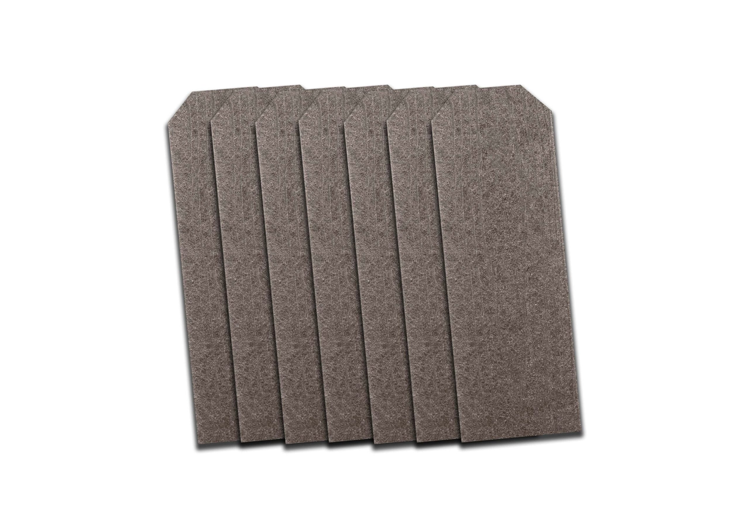 Natures Composites Composite Fence and Gate Picket - Dog Ear - Rosewood (Brown) - 3/8in. x 5in. x 5 3/4ft. (7-Pack