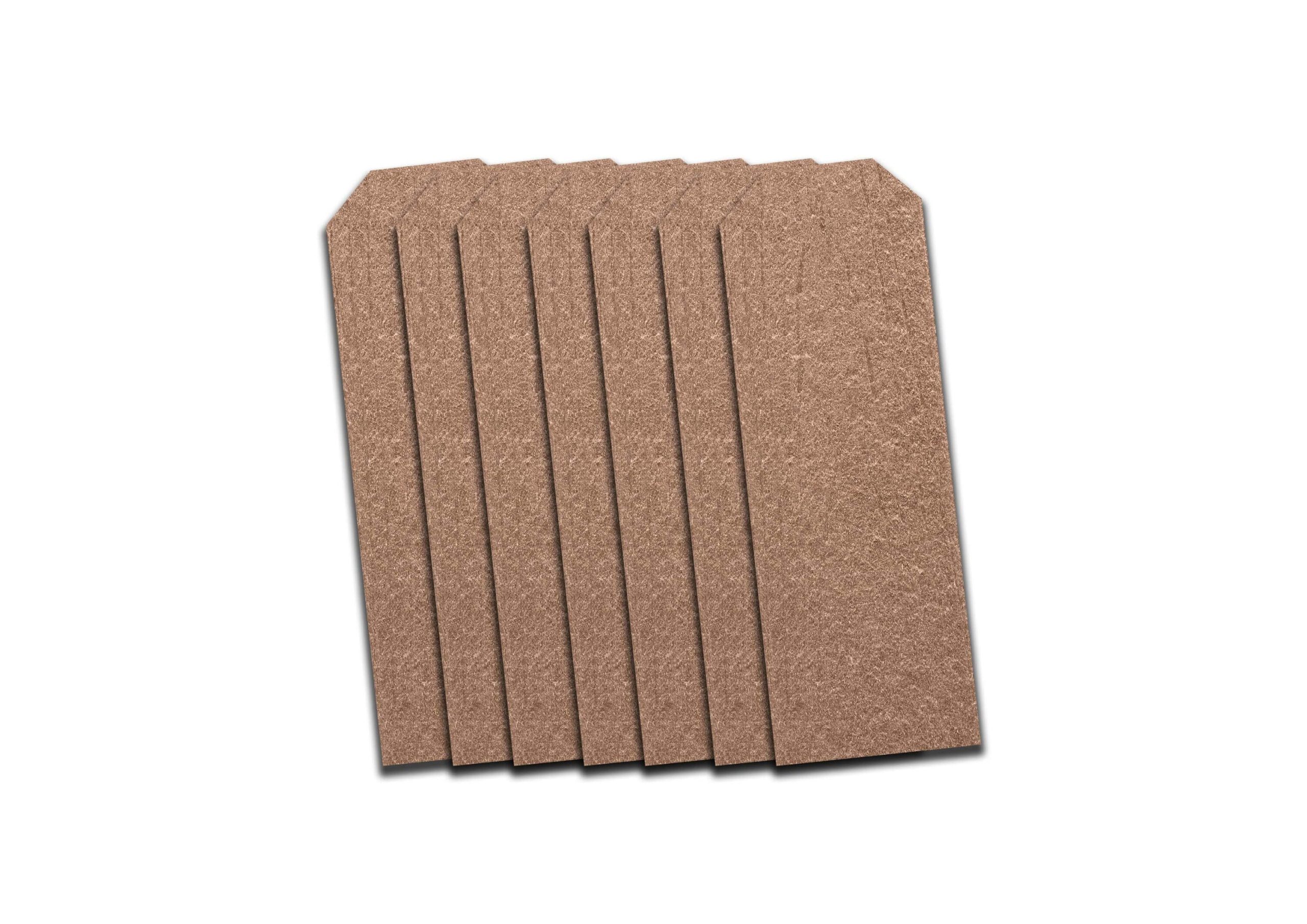 Natures Composites Composite Fence and Gate Picket - Dog Ear - Timber Brown - 3/8in. x 5in. x 5 3/4ft. (7-Pack)