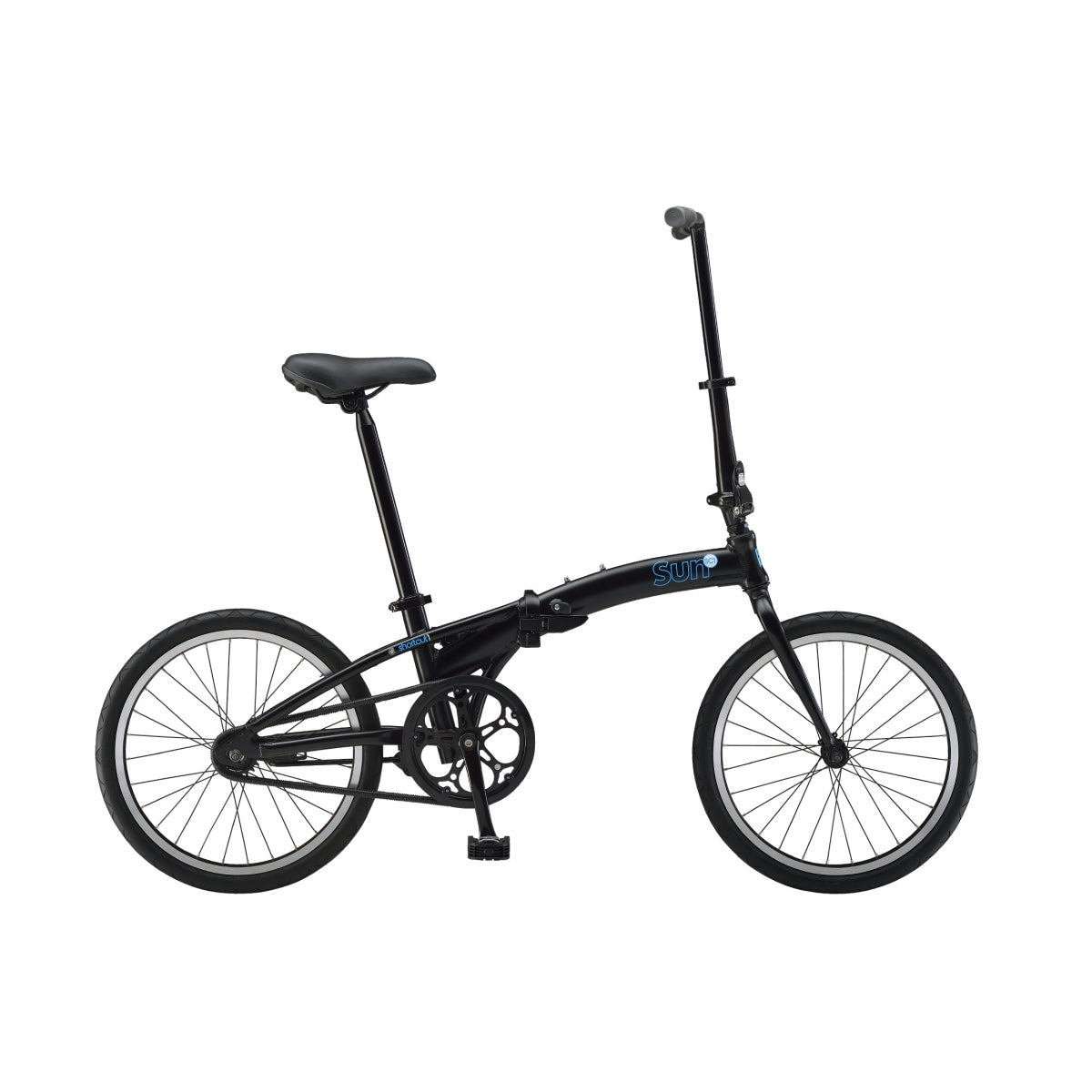 Sun Bicycles Shortcut 1 Step-Over Folding Satin Black 20`