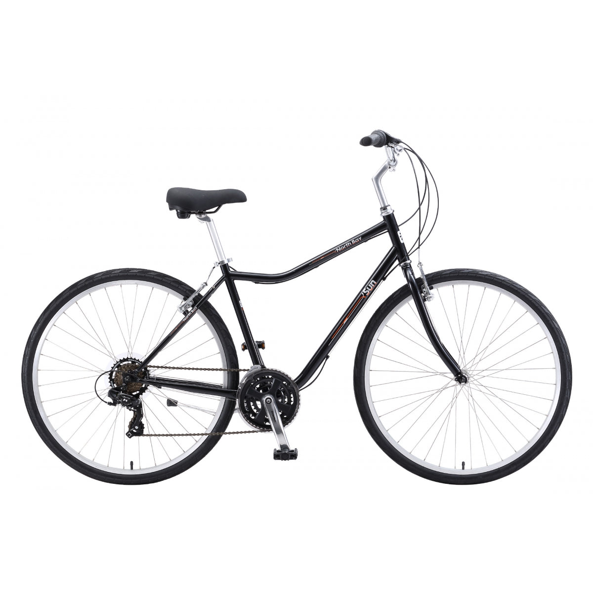 Sun Bicycles North Bay Step-Over 16.5in Black Metallic 700c