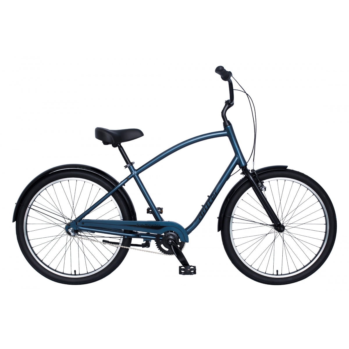 Sun Drifter 3-Speed Step-Over Bikes — Lightweight Alloy Frame, 26" Multi-Condition Tires, Cruiser Style, Coaster Brakes, Stylish Color Options