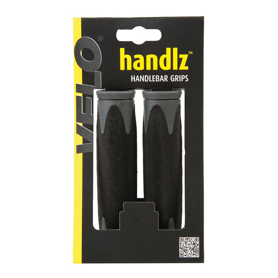 Velo Handlz D2 Grips 130mm Black/Grey