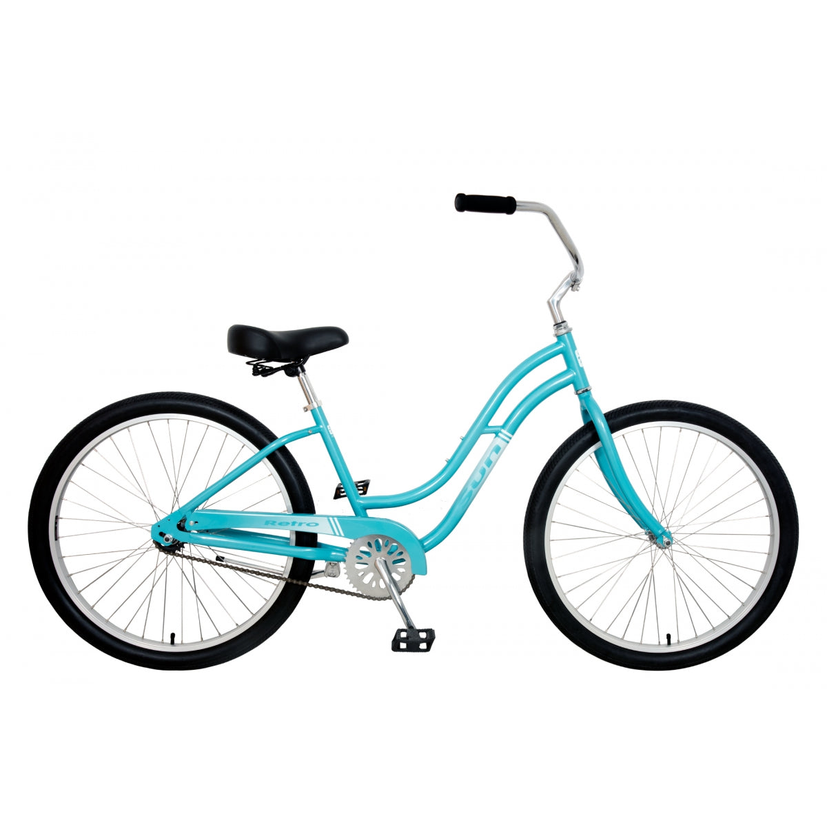 Retro Steel Cruiser Bicycles - Step-Thru 16" City & Beach Bikes with Alloy Rims, Single-Speed Drivetrain, Coaster Brakes & Classic Style