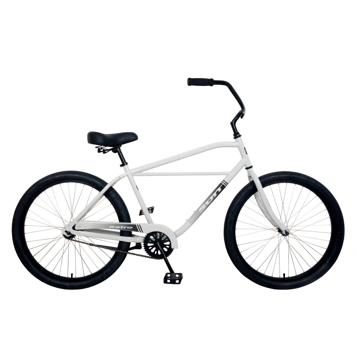 Vintage Style Sun Bicycles Retro Cruiser Step-Over 18.5in Steel Frame, Single-Speed, Coaster Brake, 26-inch Tires, Urban & Casual Riding