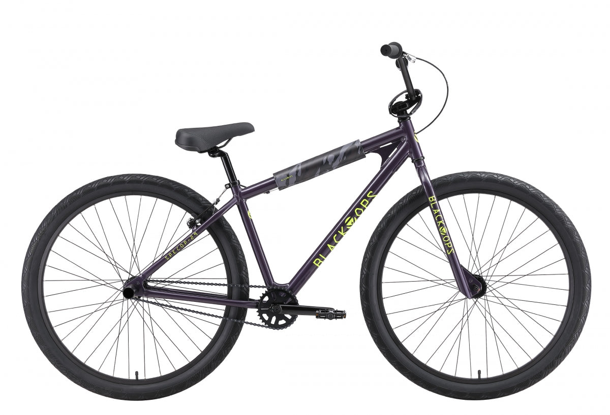 Black Ops SpecOp-29 17in Step-Over Aluminum Frame BMX Bike – Durable, Stylish, Single-Speed Mountain Bike with Steel Fork & Custom Components
