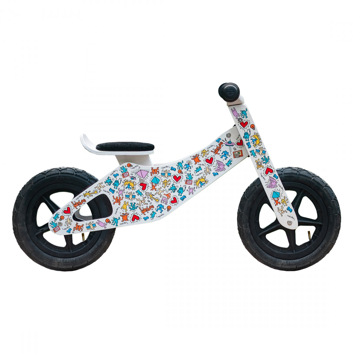 Affinity X Keith Haring Push Bike Wood Multi