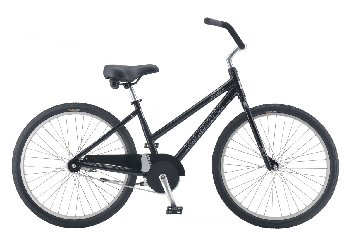 Sun Bicycles Boardwalk 26 Step-Thru 17in Gloss Black 26`