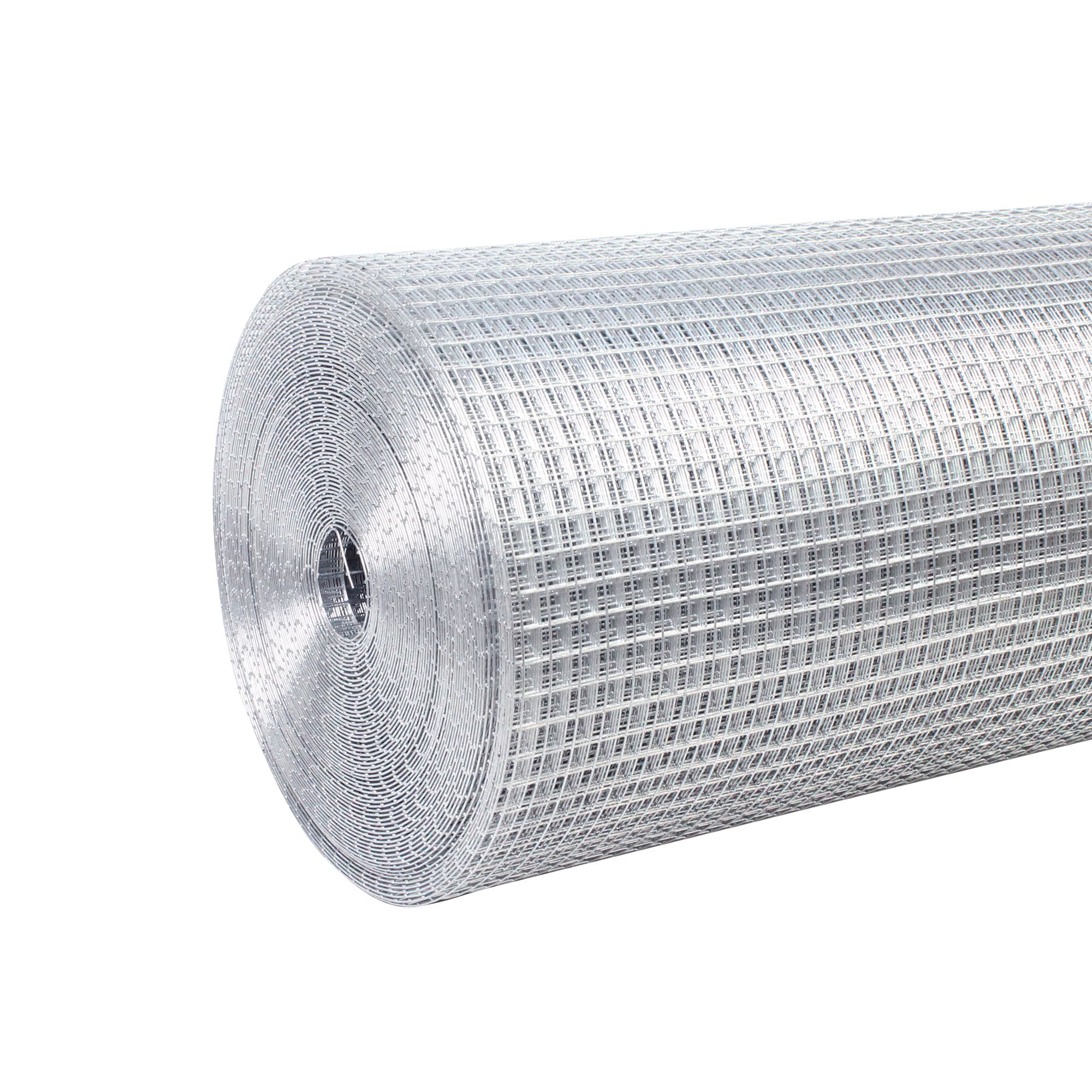 Kahomvis 100-ft x 4-ft 19-Gauge Silver Metal Hardware Cloth Rolled Fencing with Mesh Size 1/2-in x 1/2-in