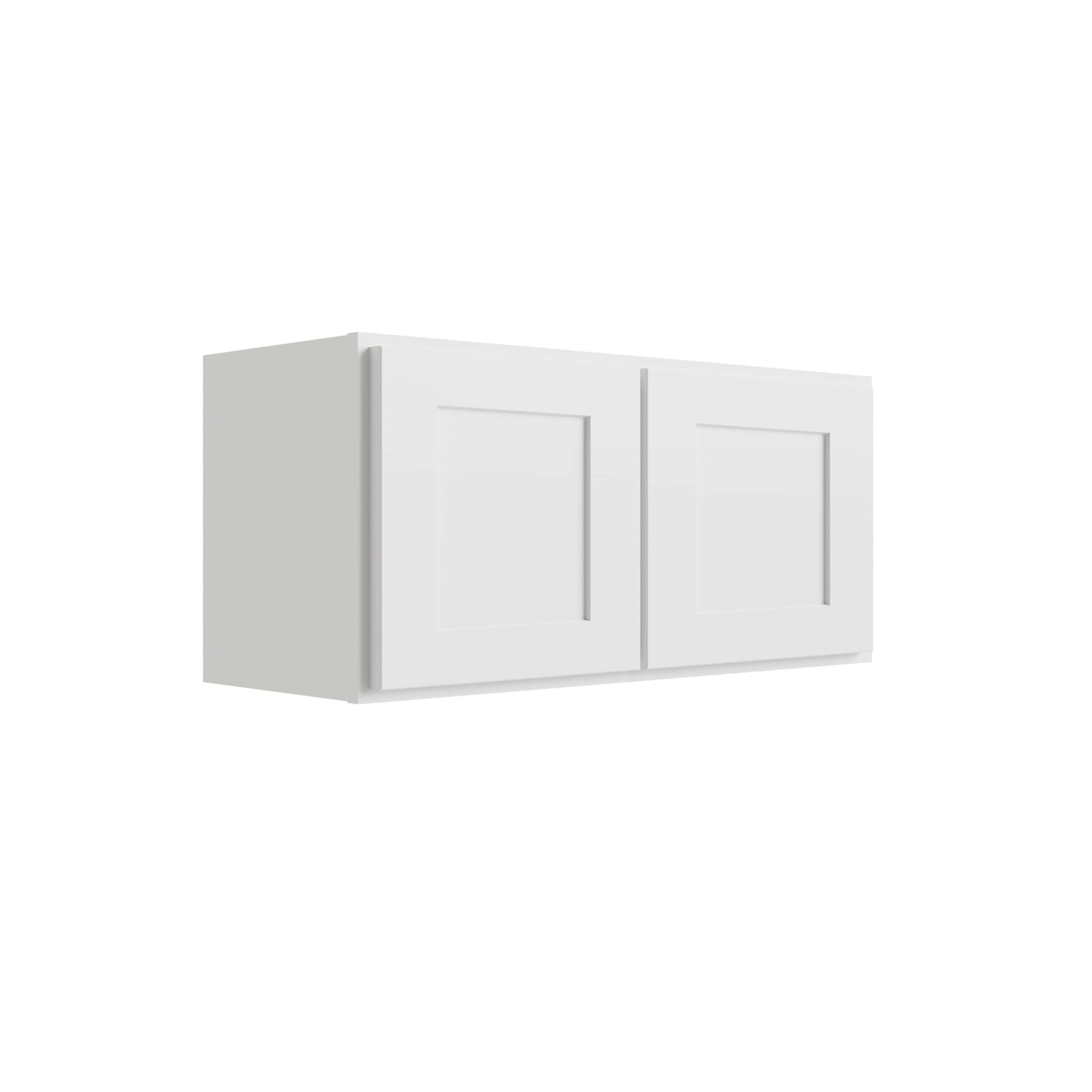 RELIABILT Parkstone 36-in W x 24-in H x 12-in D White Wall Fully Assembled Plywood Cabinet (Shaker Door Style)