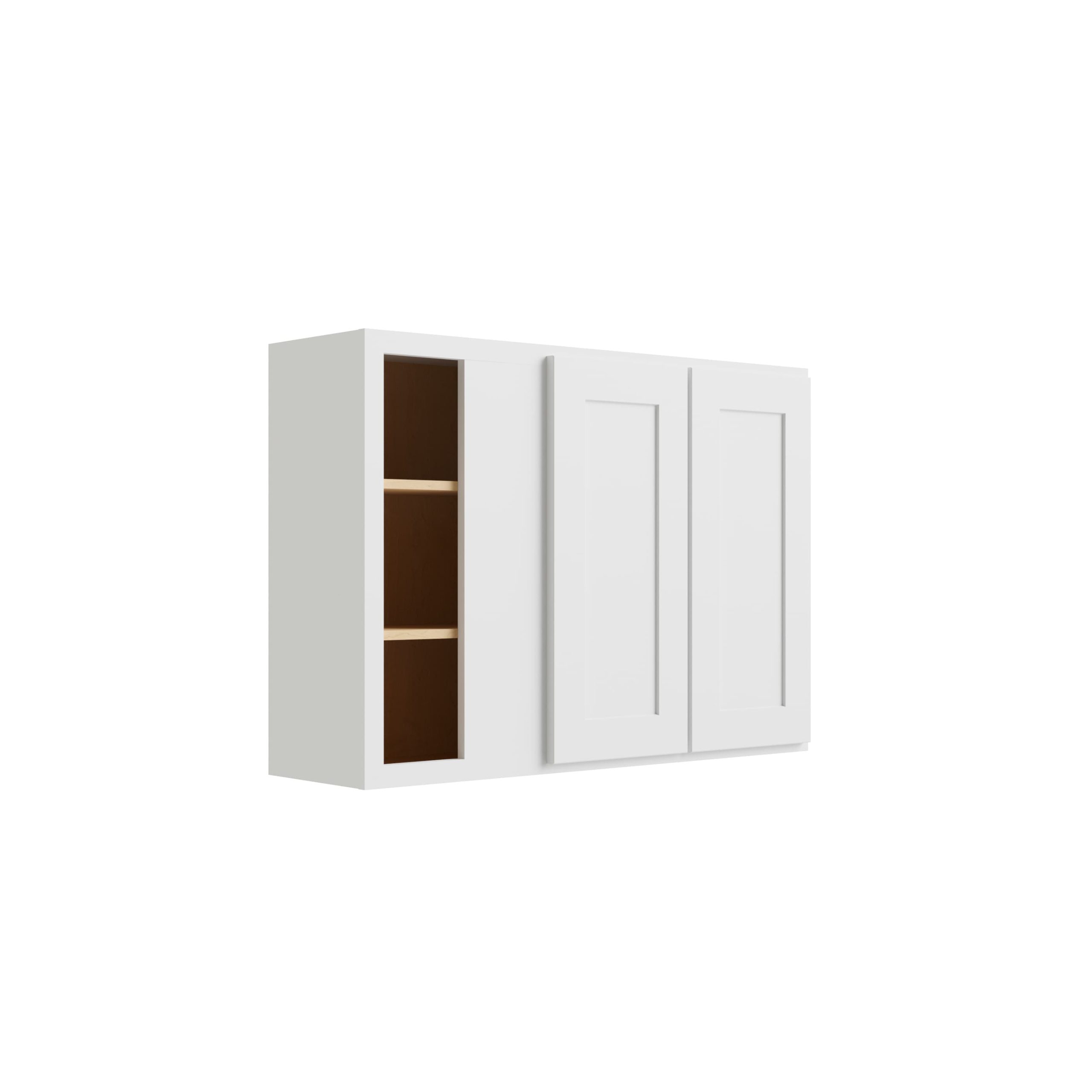 RELIABILT Parkstone 42-in W x 30-in H x 12-in D White Blind Wall Fully Assembled Plywood Cabinet (Shaker Door Style)