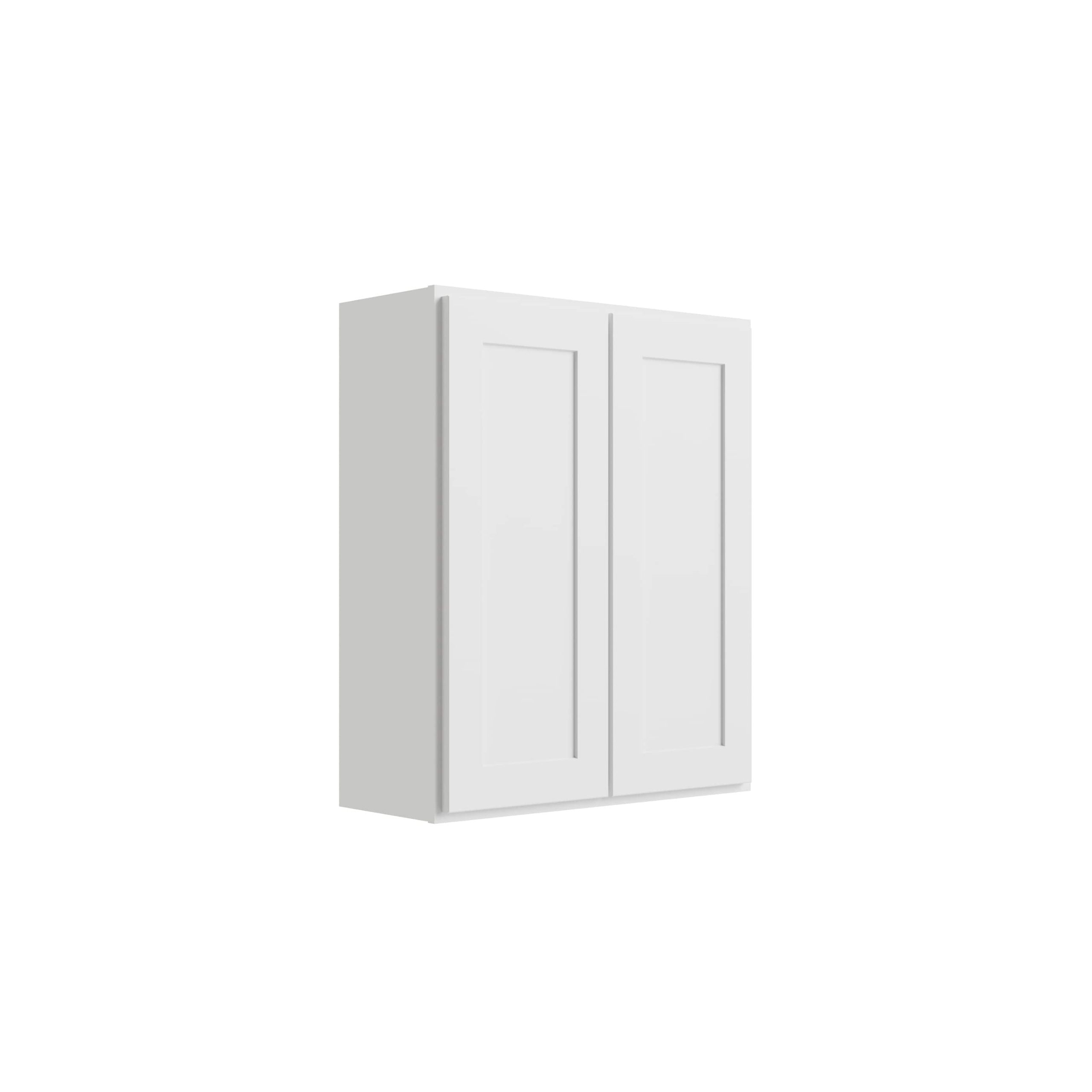 RELIABILT Parkstone 42-in W x 30-in H x 12-in D White Wall Fully Assembled Plywood Cabinet (Shaker Door Style)