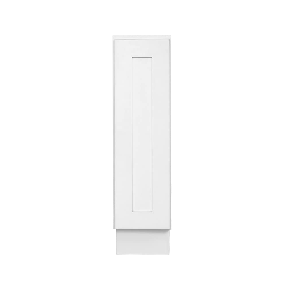 RELIABILT Fairplay 9-in W x 34.5-in H x 24-in D White Base Ready To Assemble Plywood Cabinet (Recessed Panel Shaker Door Style)