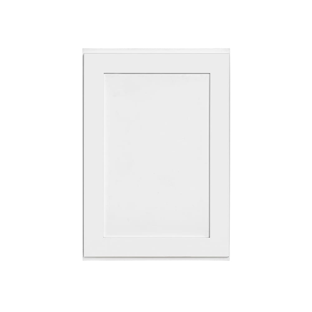 RELIABILT Fairplay 21-in W x 30-in H x 12-in D White Wall Ready To Assemble Plywood Cabinet (Recessed Panel Shaker Door Style)