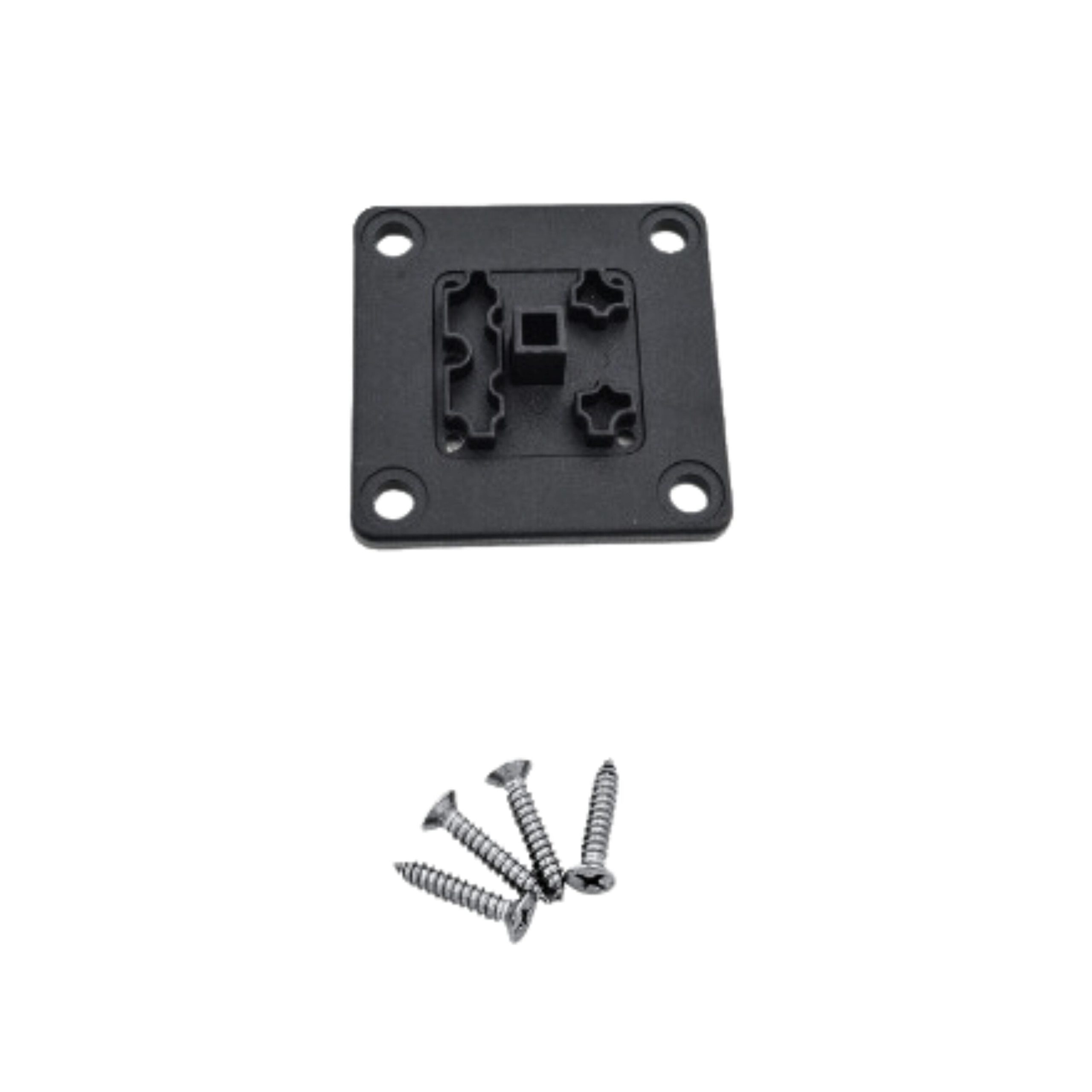 Infinity 5-in W Black Aluminum No Dig Privacy Universal Fence Gate Kit