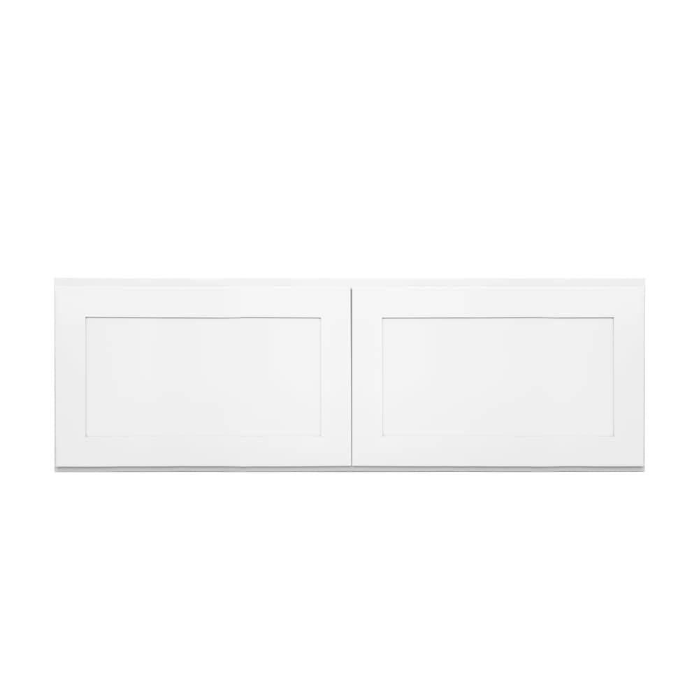RELIABILT Fairplay 36-in W x 12-in H x 12-in D White Wall Ready To Assemble Plywood Cabinet (Recessed Panel Shaker Door Style)