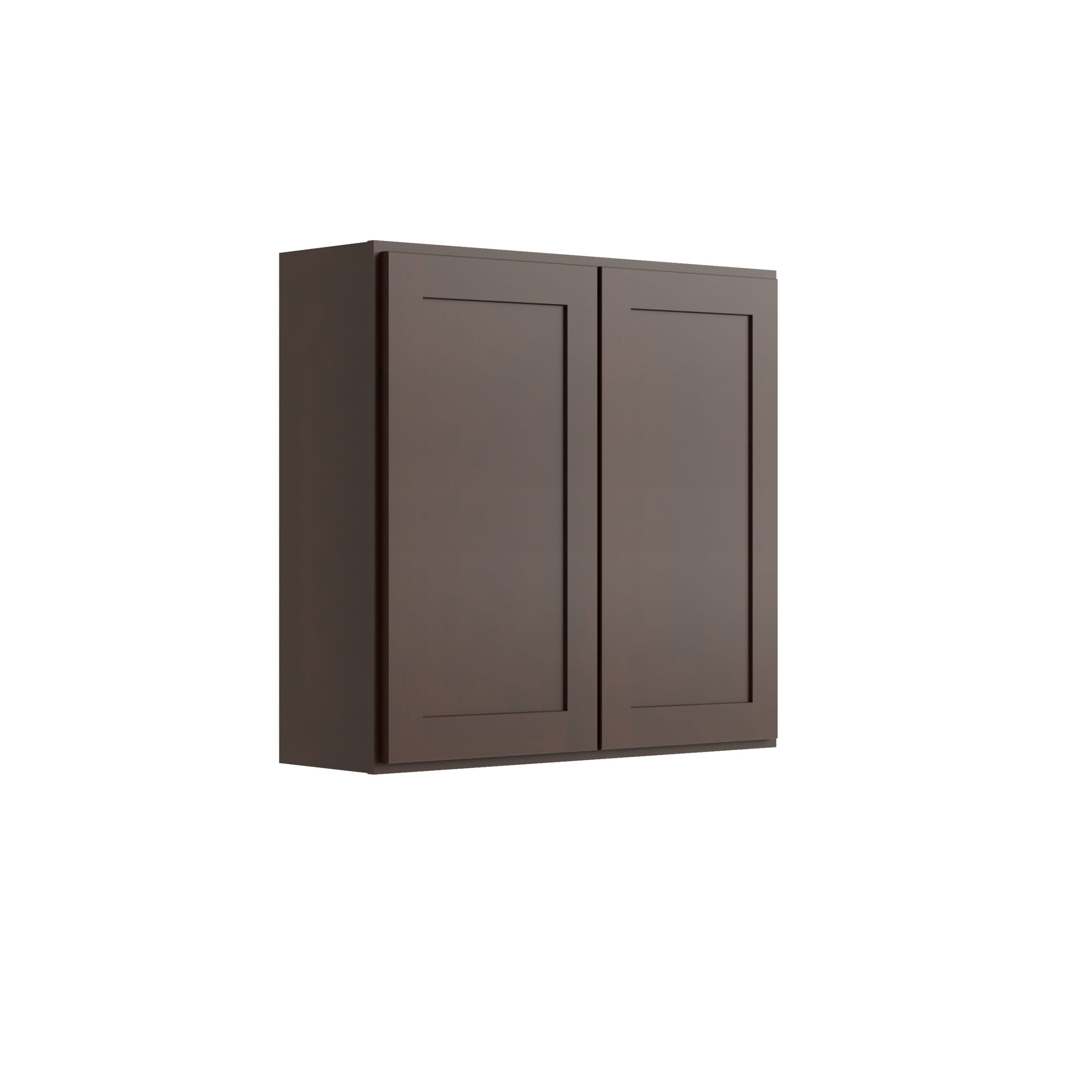 RELIABILT Parkstone 42-in W x 30-in H x 12-in D Espresso Wall Fully Assembled Plywood Cabinet (Shaker Door Style)