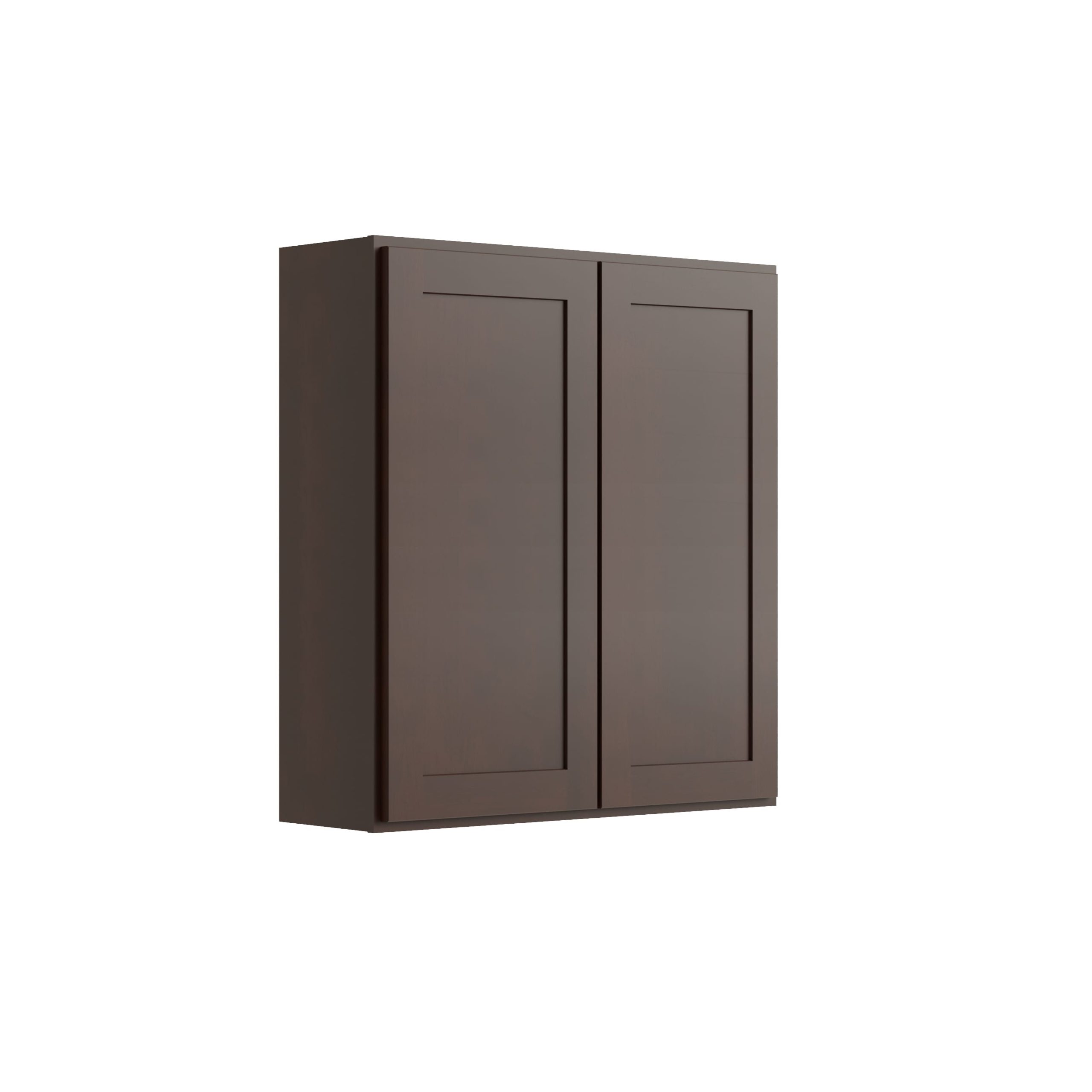 RELIABILT Parkstone 36-in W x 30-in H x 12-in D Espresso Wall Fully Assembled Plywood Cabinet (Shaker Door Style)