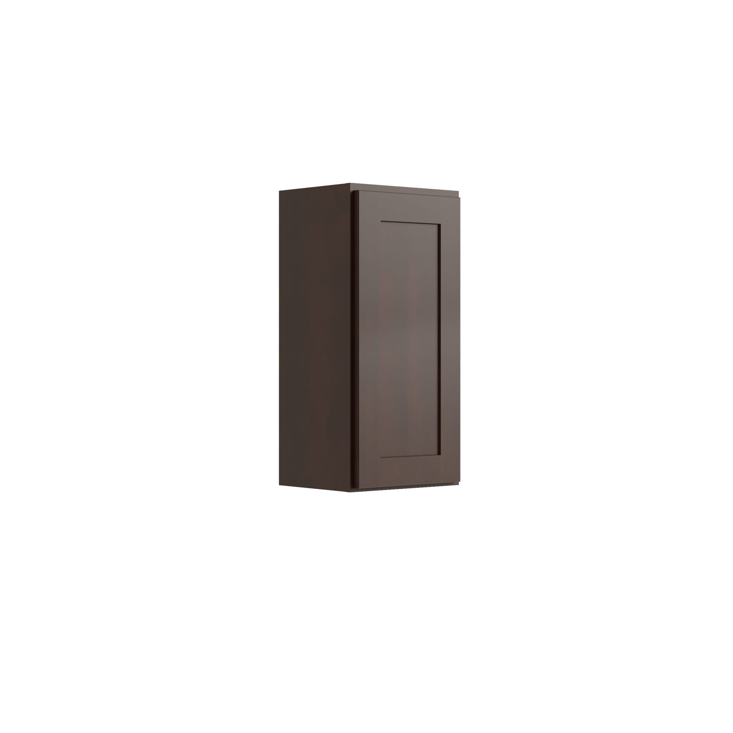 RELIABILT Parkstone 15-in W x 30-in H x 12-in D Espresso Wall Fully Assembled Plywood Cabinet (Shaker Door Style)