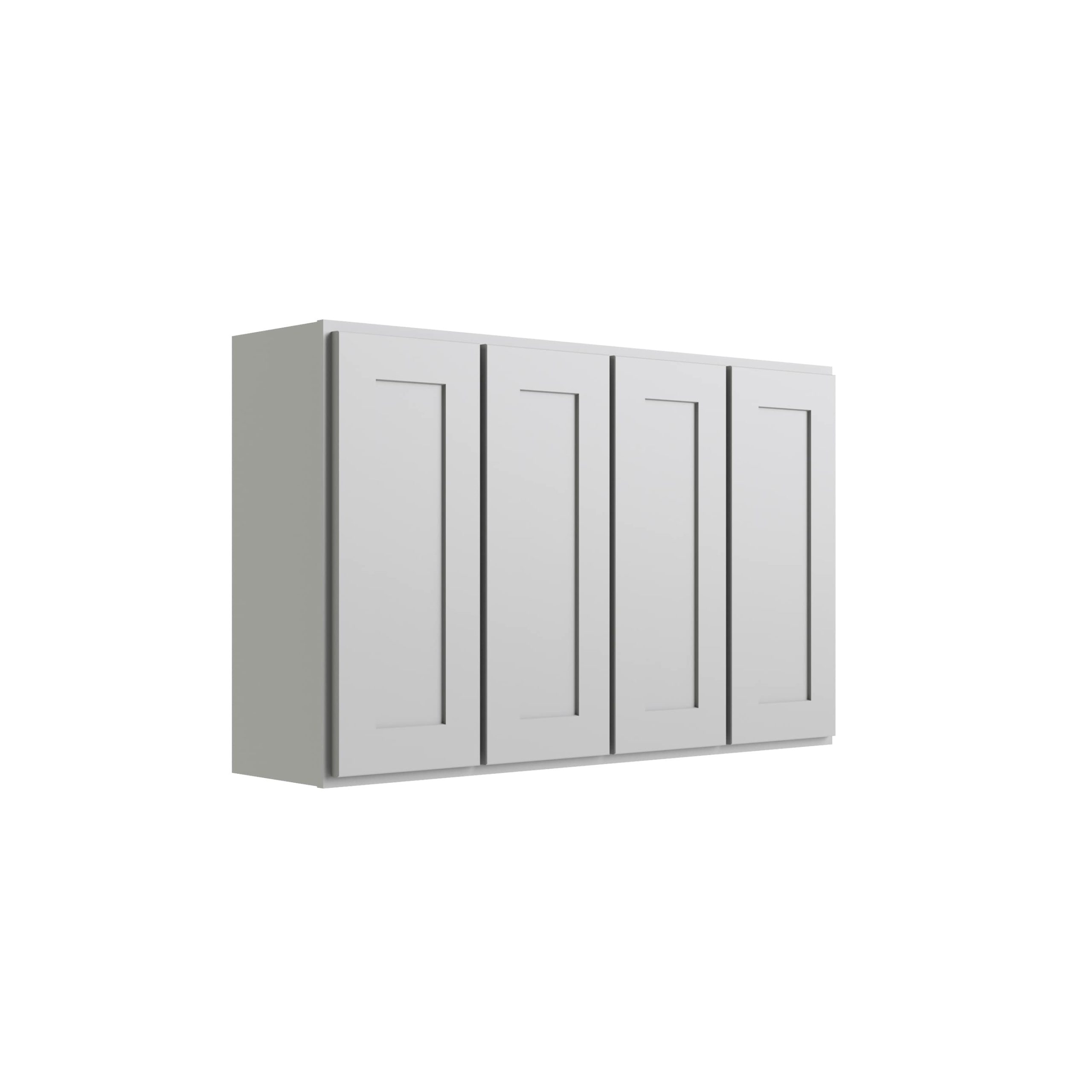 RELIABILT Parkstone 48-in W x 30-in H x 12-in D Grey Wall Fully Assembled Plywood Cabinet (Shaker Door Style)
