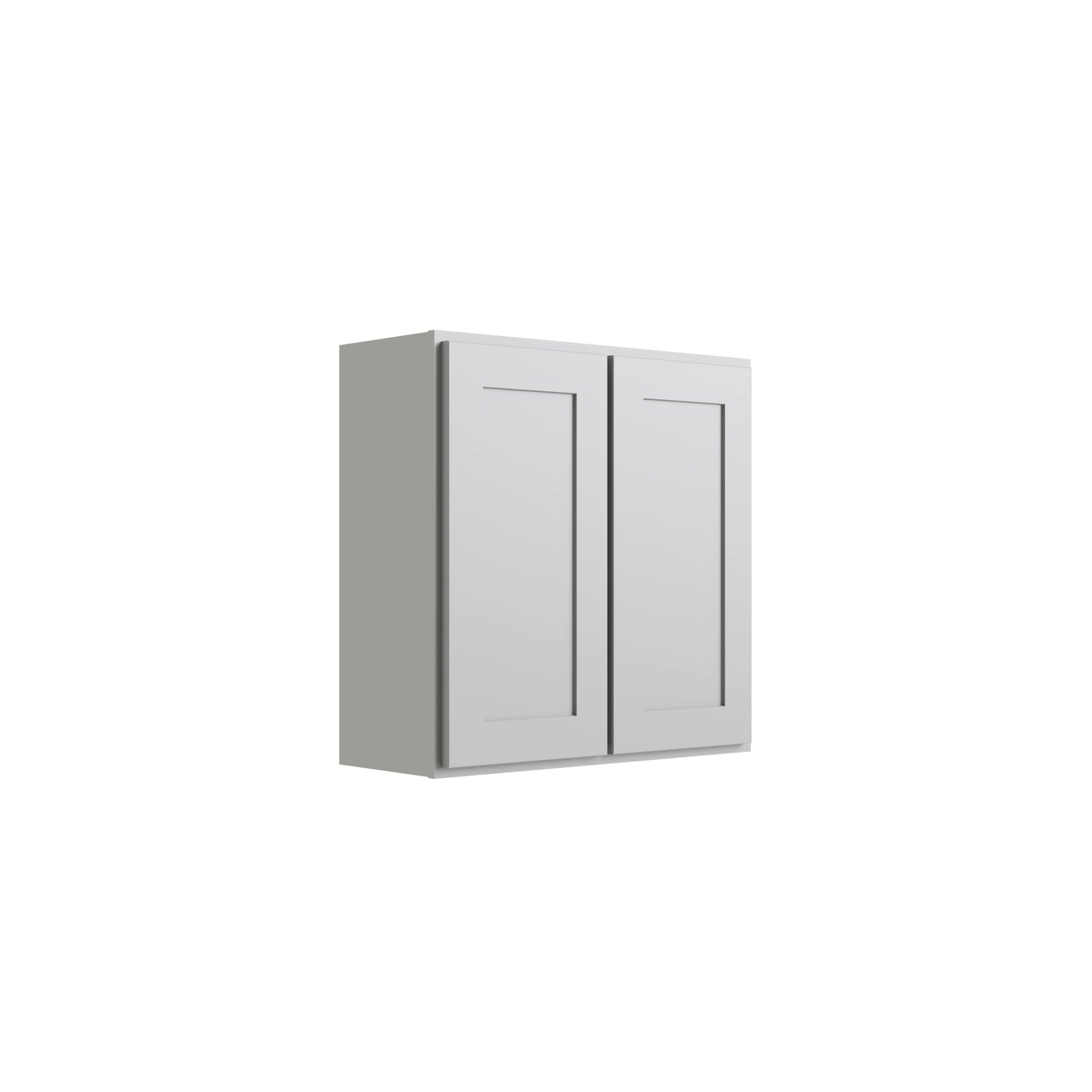RELIABILT Parkstone 36-in W x 30-in H x 12-in D Grey Wall Fully Assembled Plywood Cabinet (Shaker Door Style)