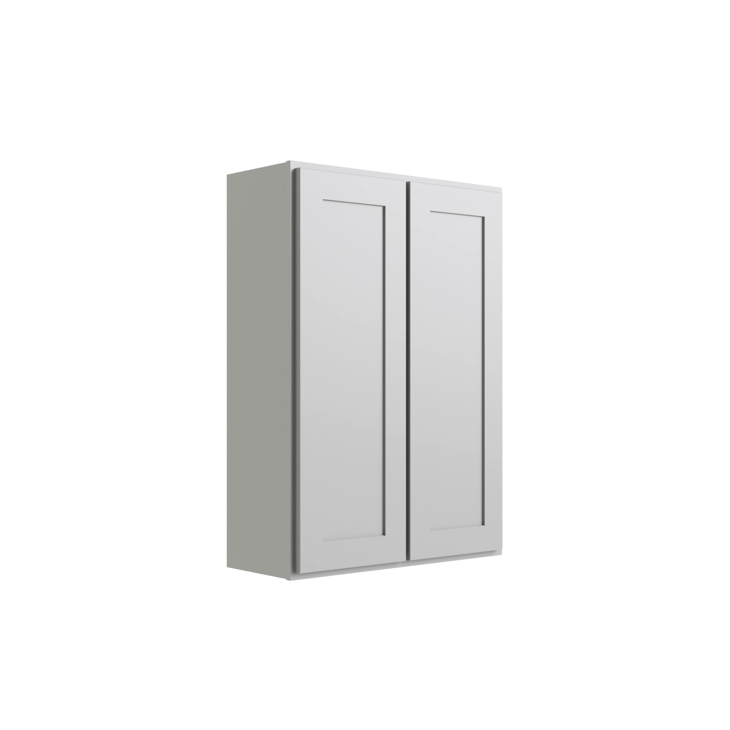 RELIABILT 30-in W x 36-in H x 12-in D Gray Wall Fully Assembled Plywood Cabinet (Shaker Door Style)