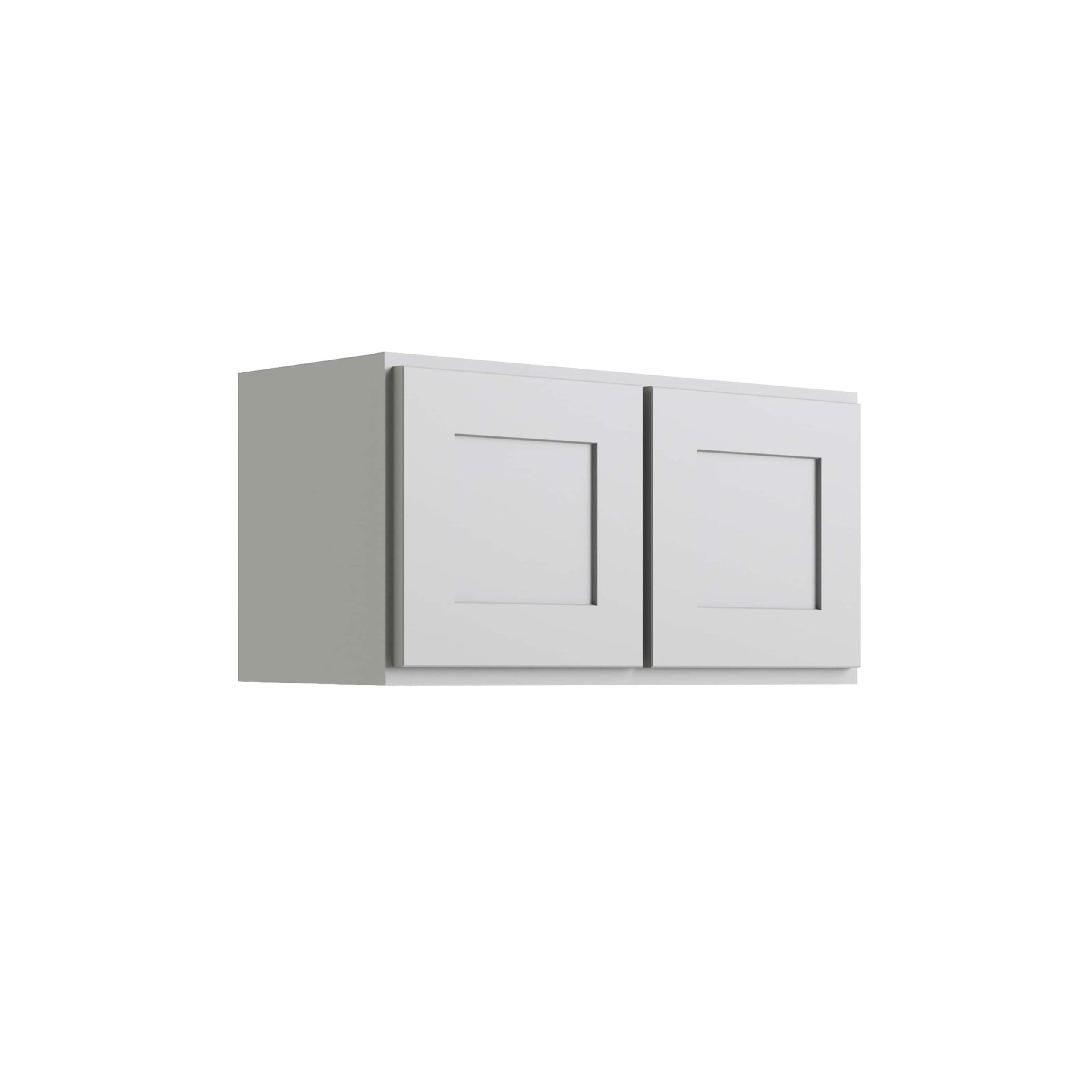 RELIABILT 33-in W x 15-in H x 12-in D Grey Wall Fully Assembled Plywood Cabinet (Shaker Door Style)
