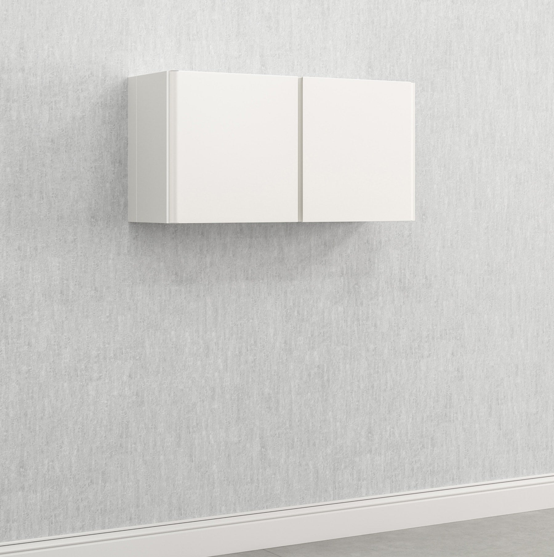 Everest 36-in W x 18-in H Steel Cloud White Wall-mount Utility Storage Cabinet