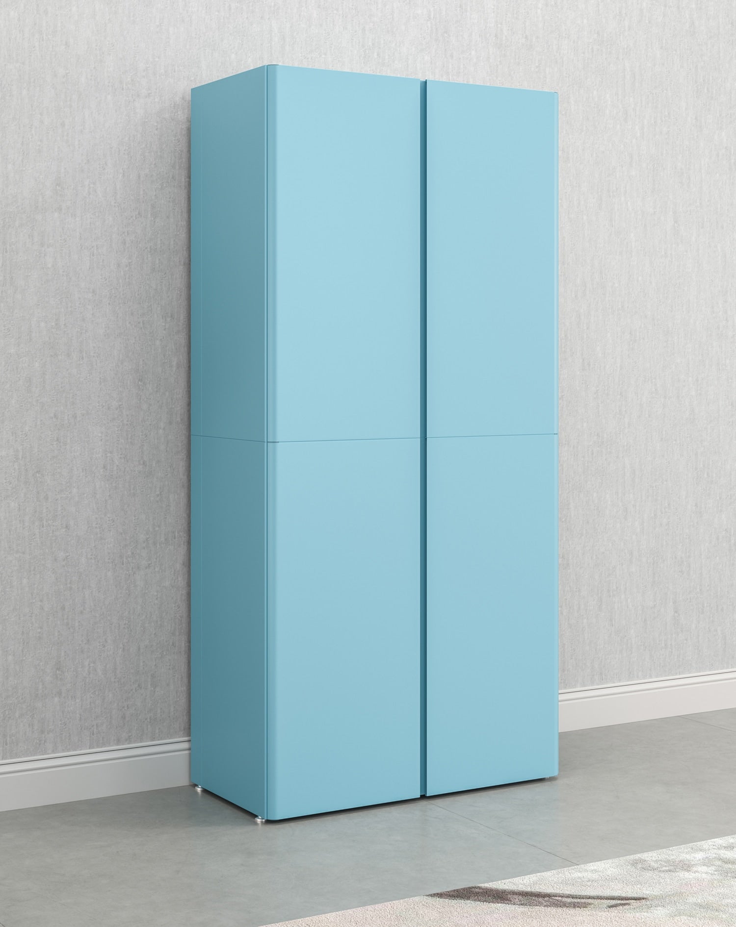 Everest 36-in W x 74-in H Steel Modern Blue Freestanding Utility Storage Cabinet