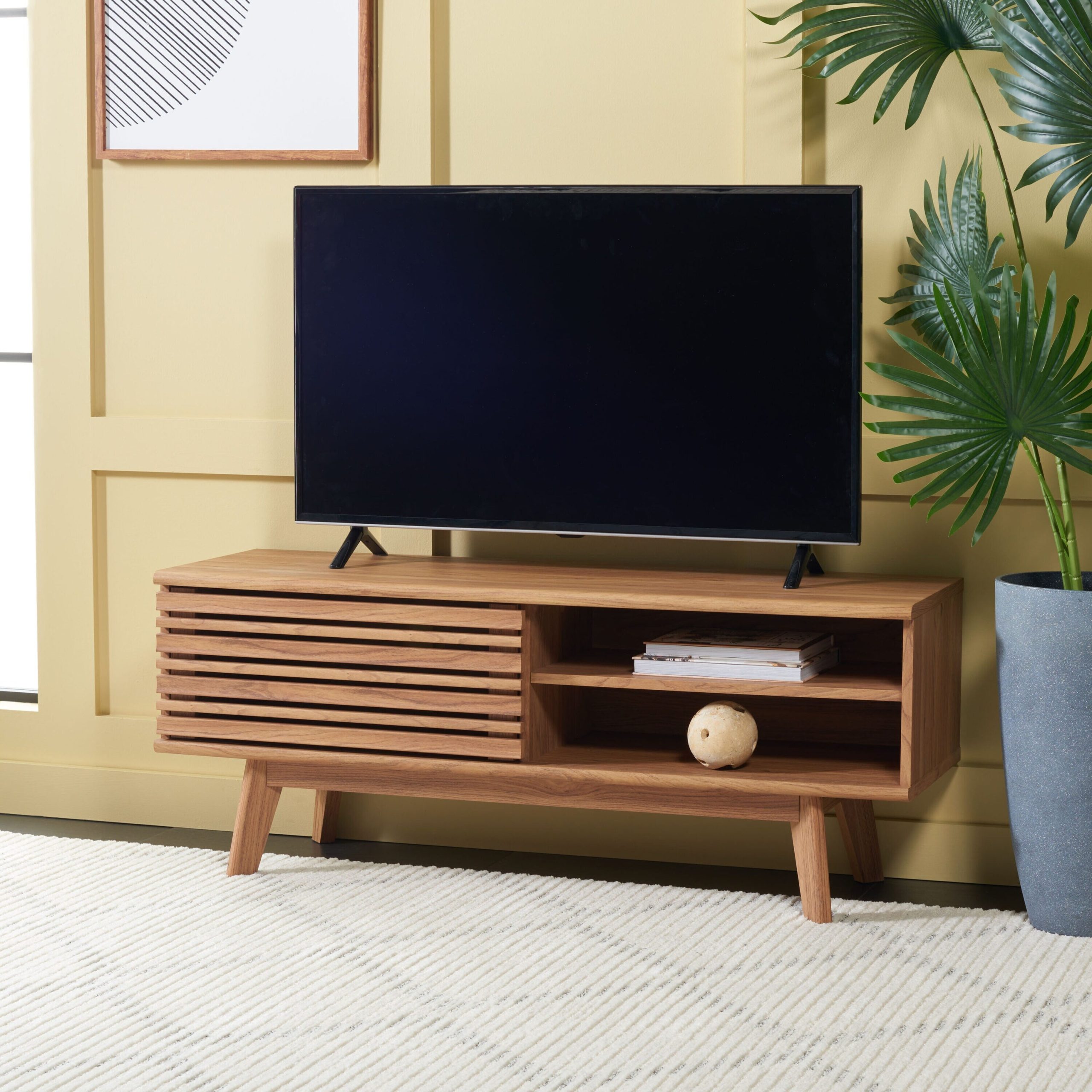 Safavieh Aurelio Oak Casual Mdf Media Cabinet